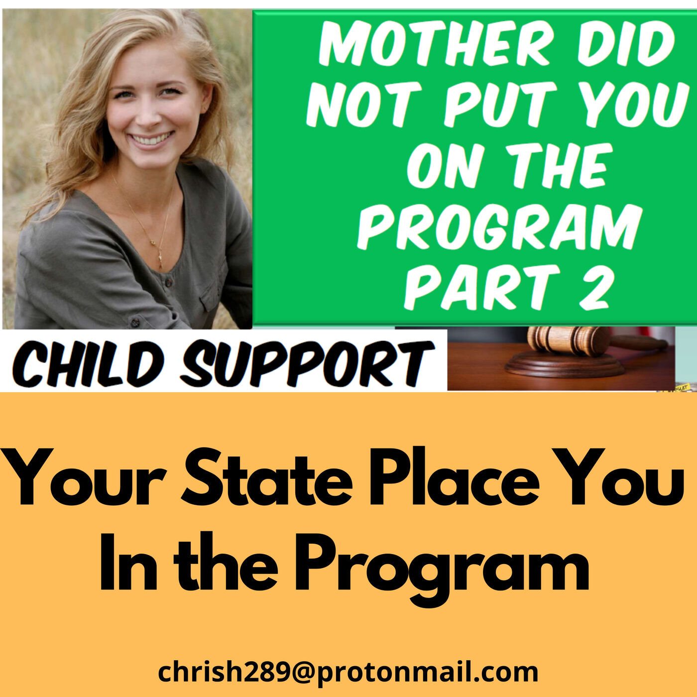 Season 2- Episode 3 - Mothers Did Not Force Men On The Child Support Program. PART 2.