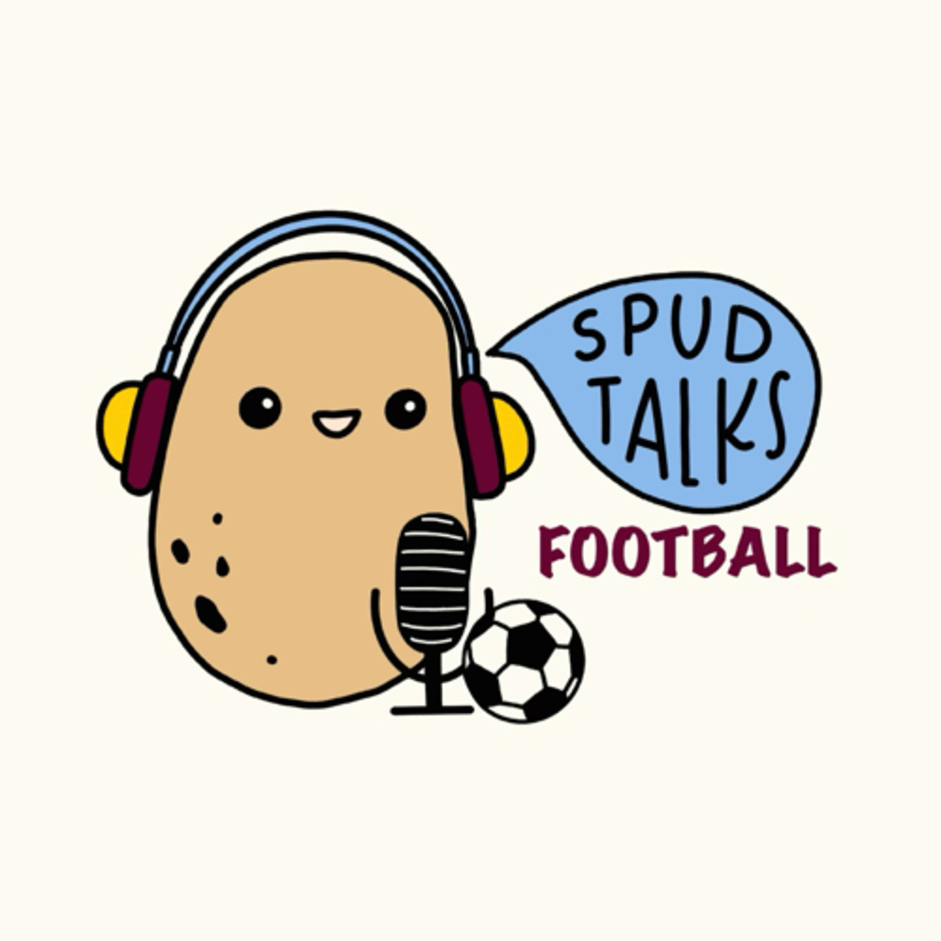 Spud talks football podcast artwork