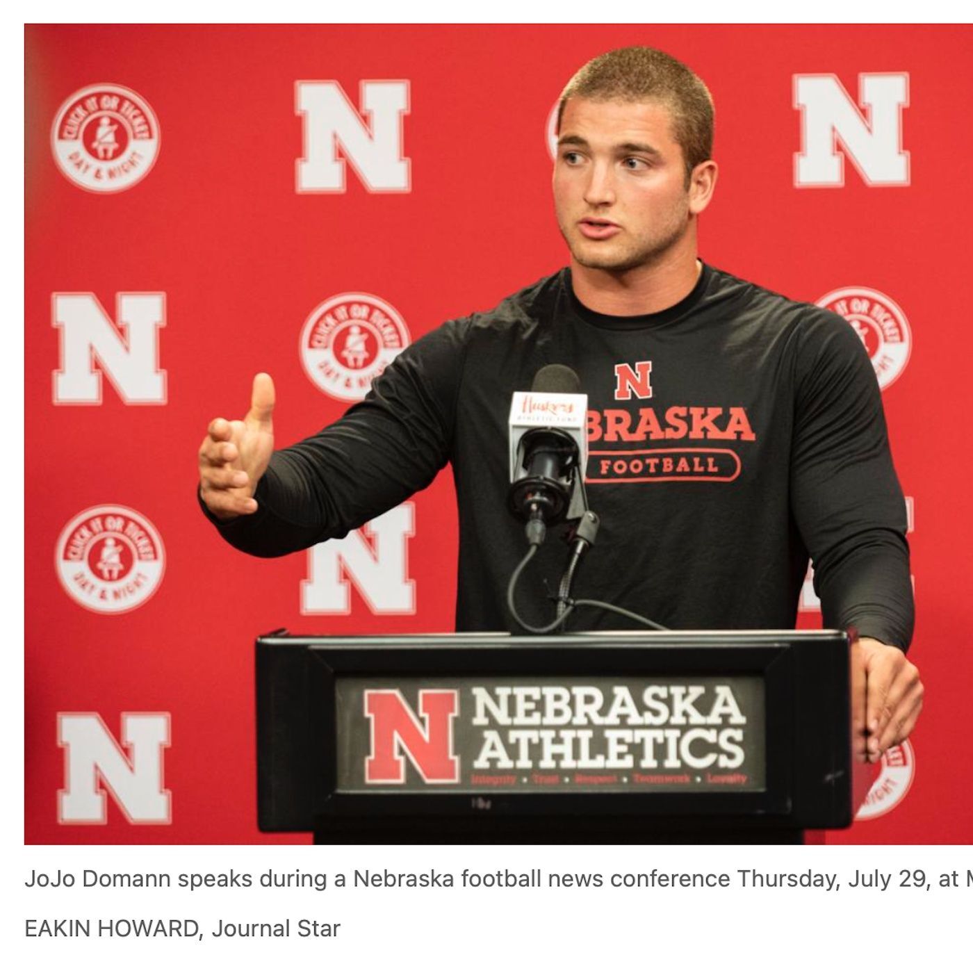 JoJo Domann. Nebraska OLB, Meditation Manifests Successful Performance JoJo Domann. Nebraska OLB, Meditation Manifests Successful Performance