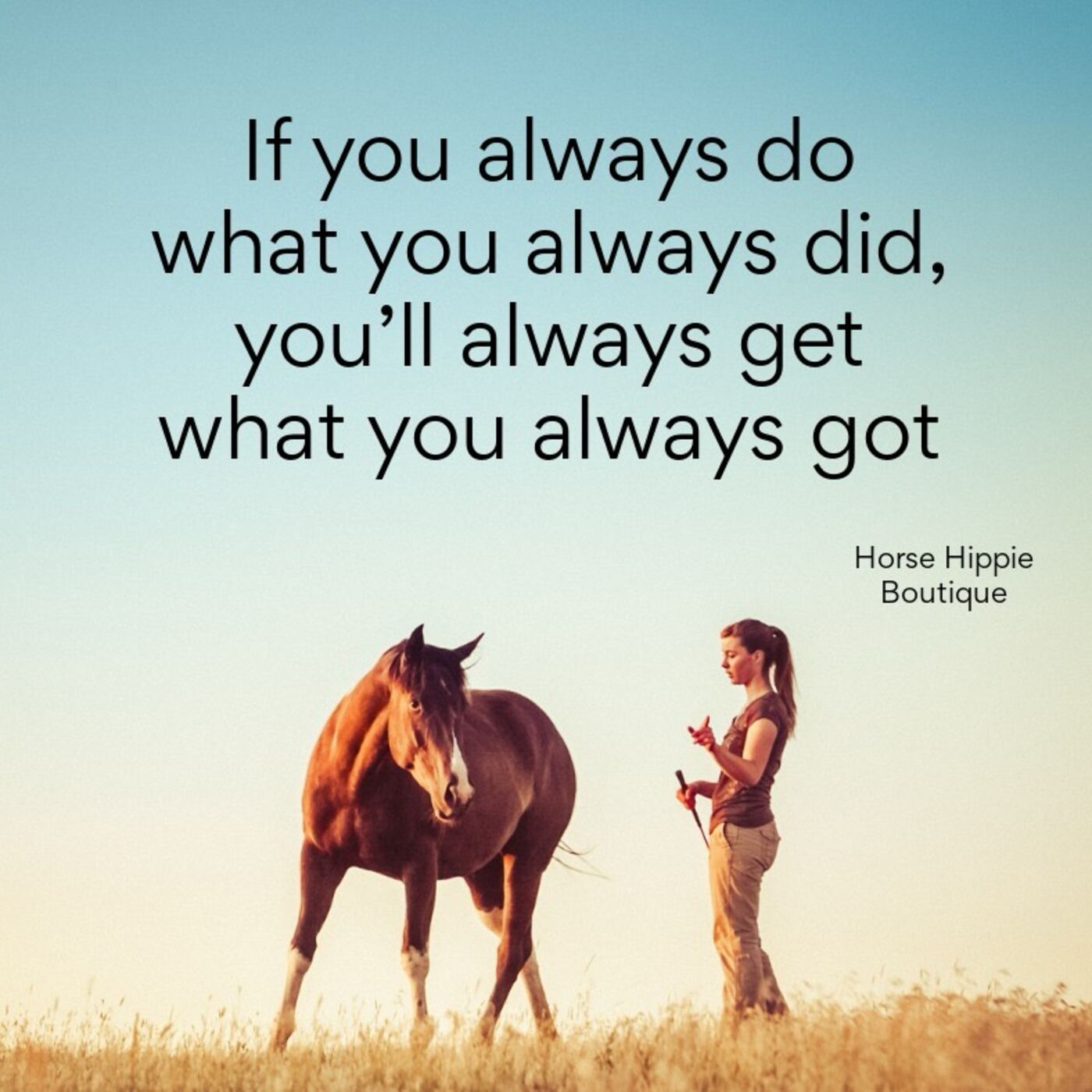 Doing Things Differently