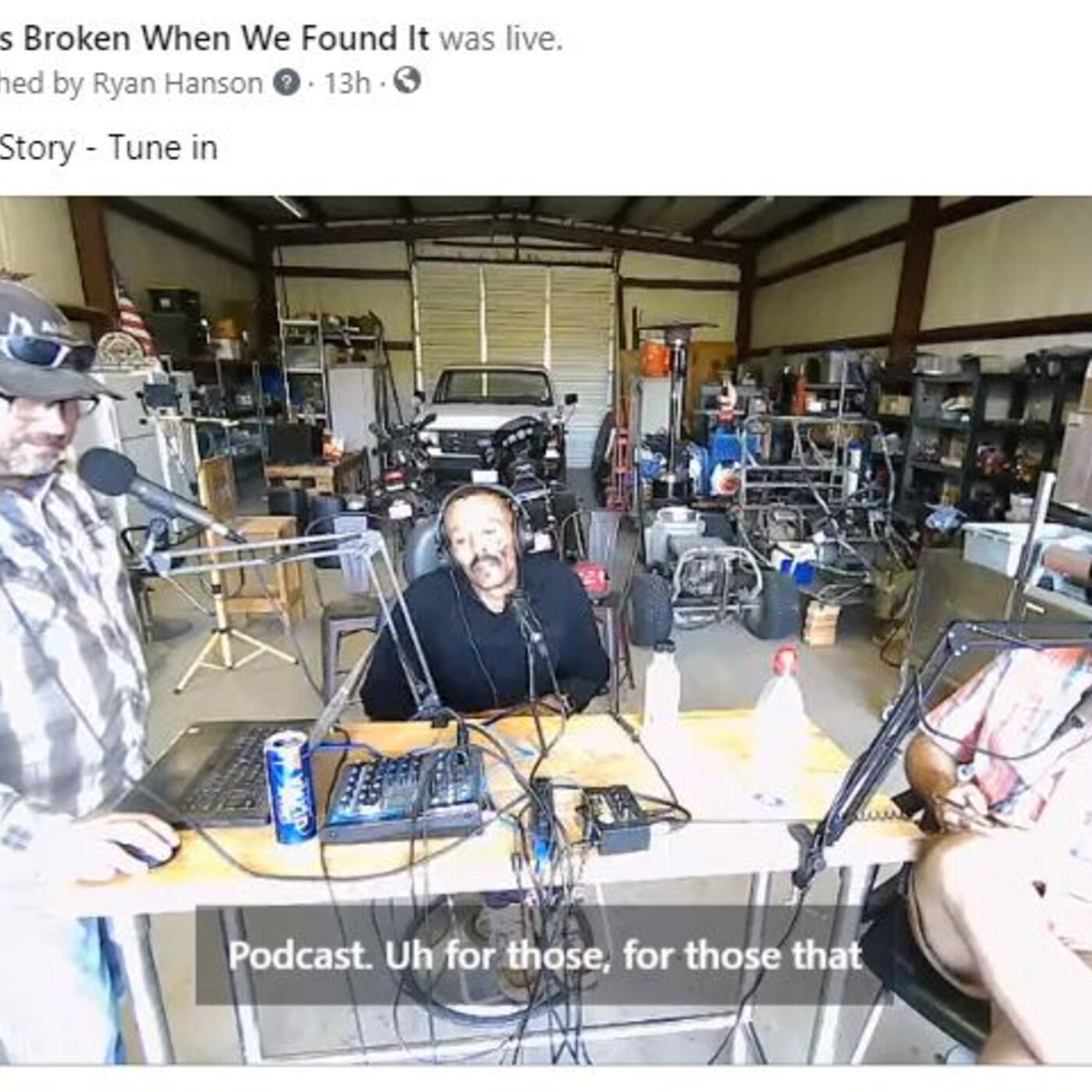 It Was Broken When We Found It
