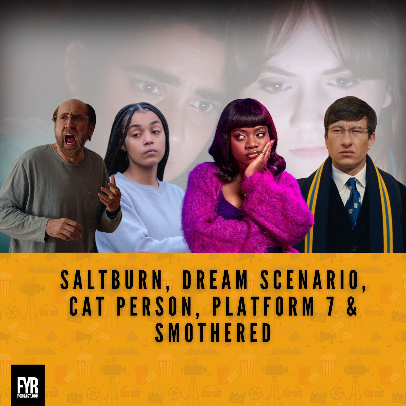 Saltburn, Dream Scenario, Cat Person, Platform 7 & Smothered