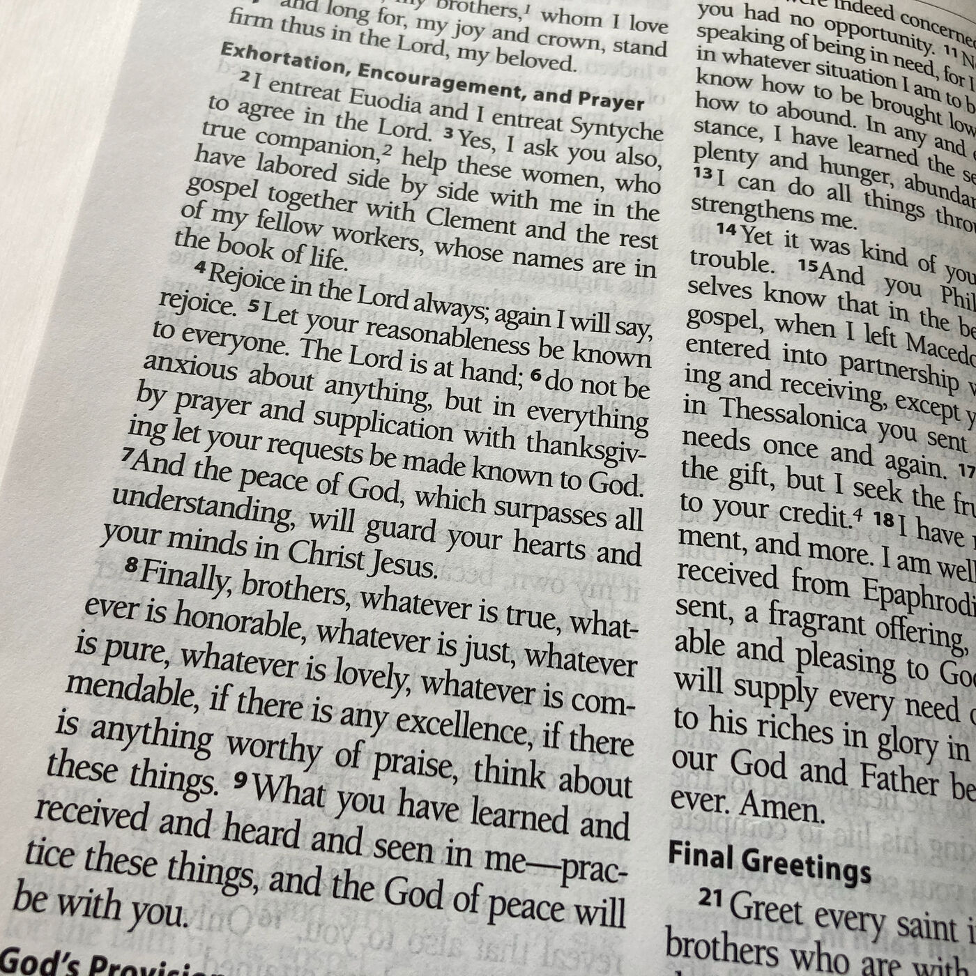Living In, With, and For Christ!