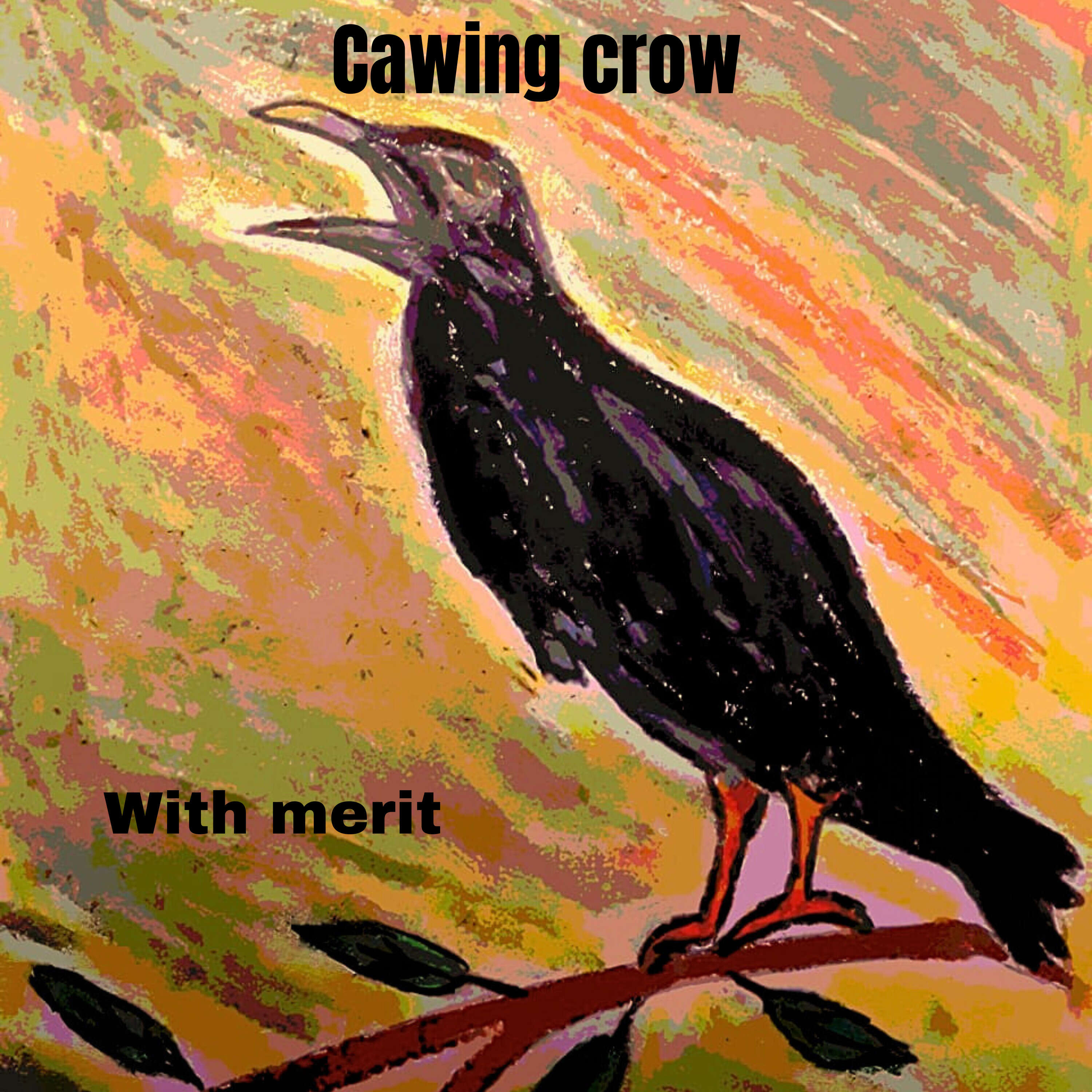 cawing crow