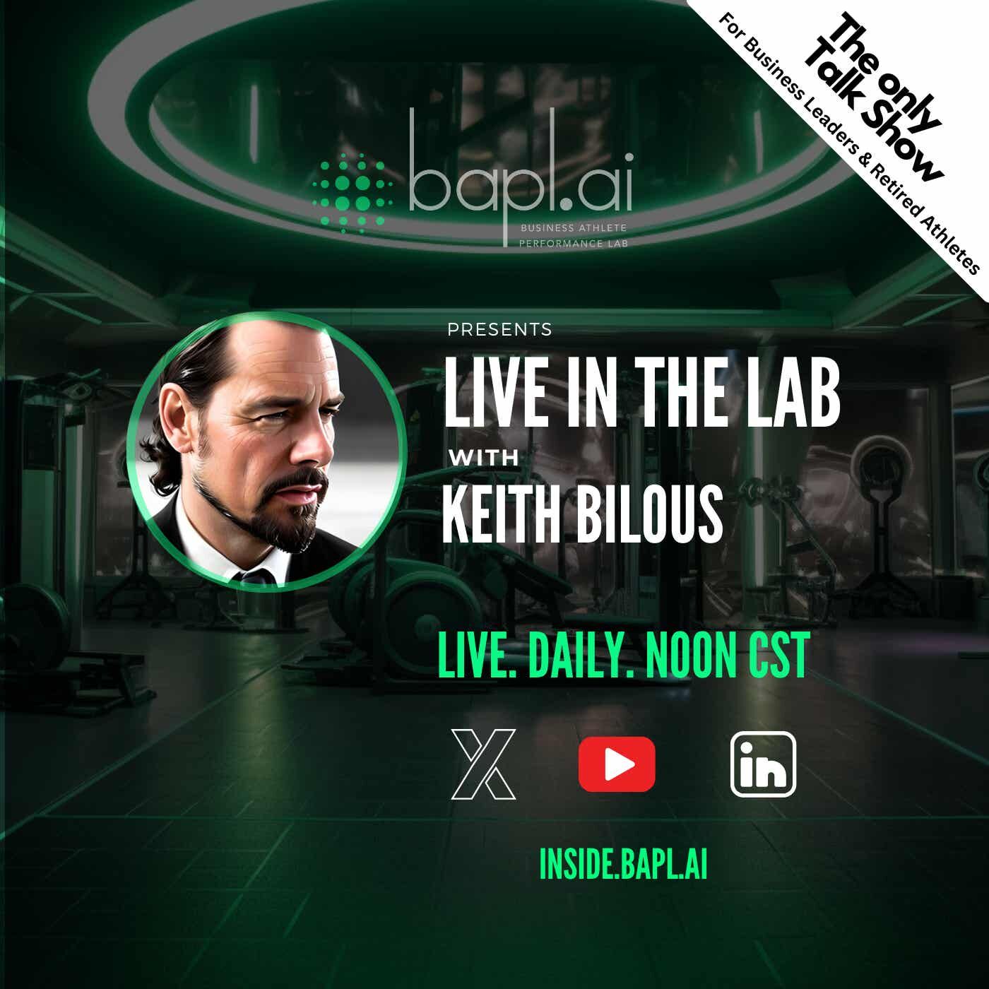 Live in the Lab with Keith Bilous podcast artwork
