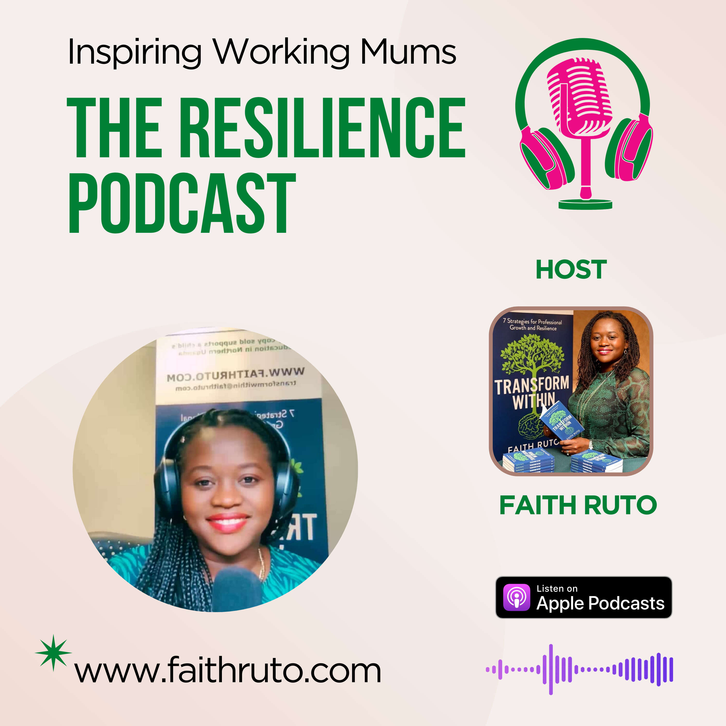The Resilience Podcast with Faith Ruto podcast artwork