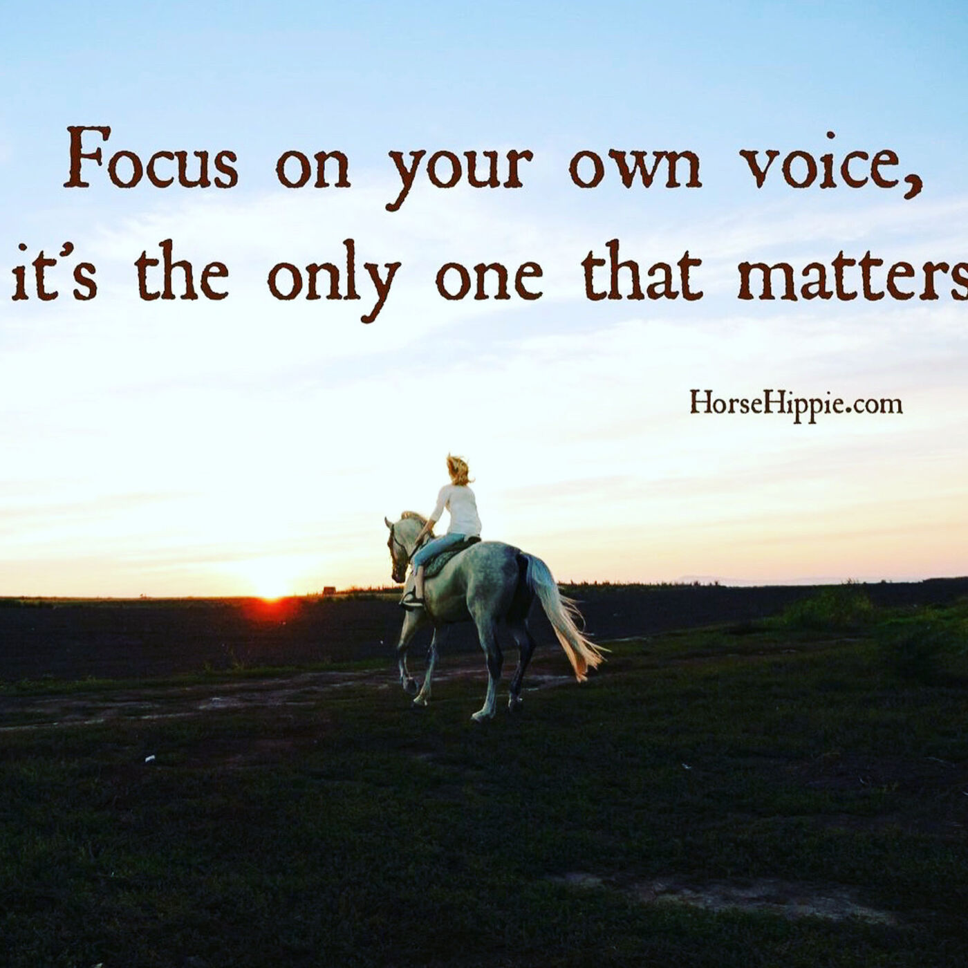 Focus on Your Own Voice