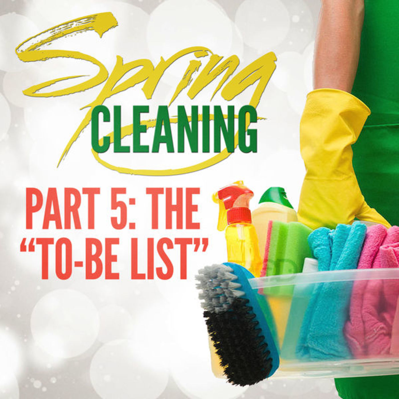 Spring Cleaning- Part 5: The "To-Be List"