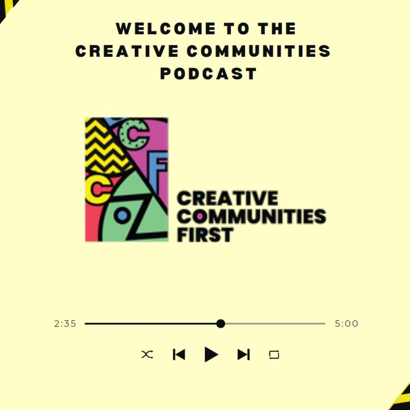 Creative Communities Pod