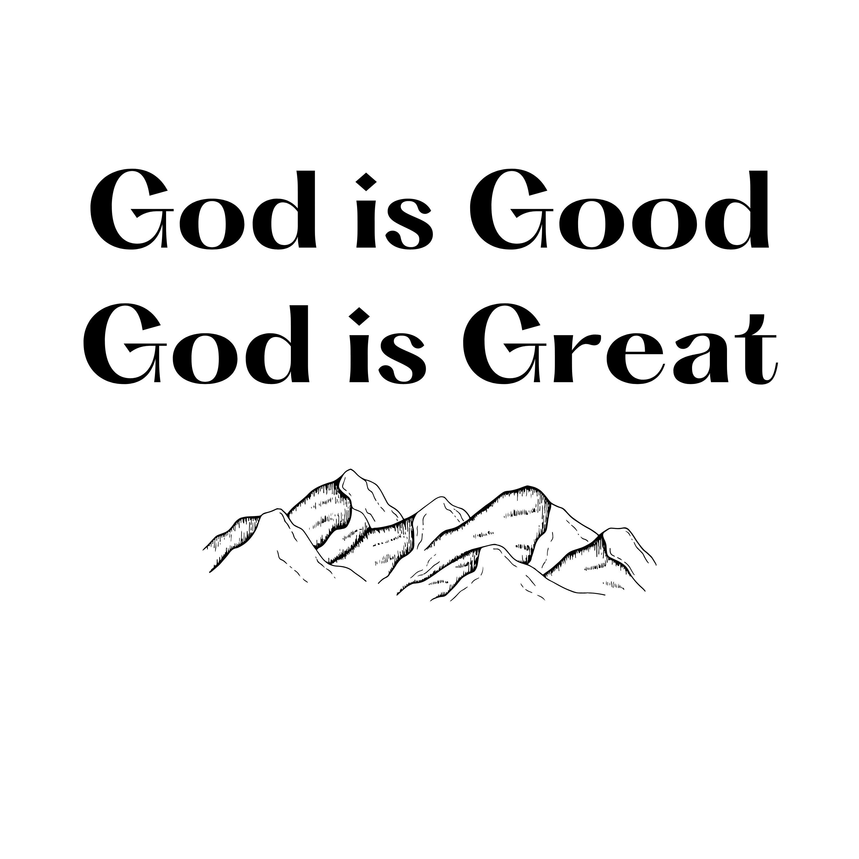 God is Good God is Great cover art