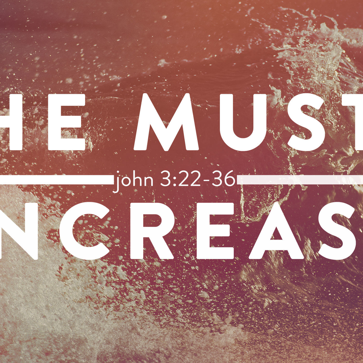 Walking with Jesus- John Part 6: He Must Increase