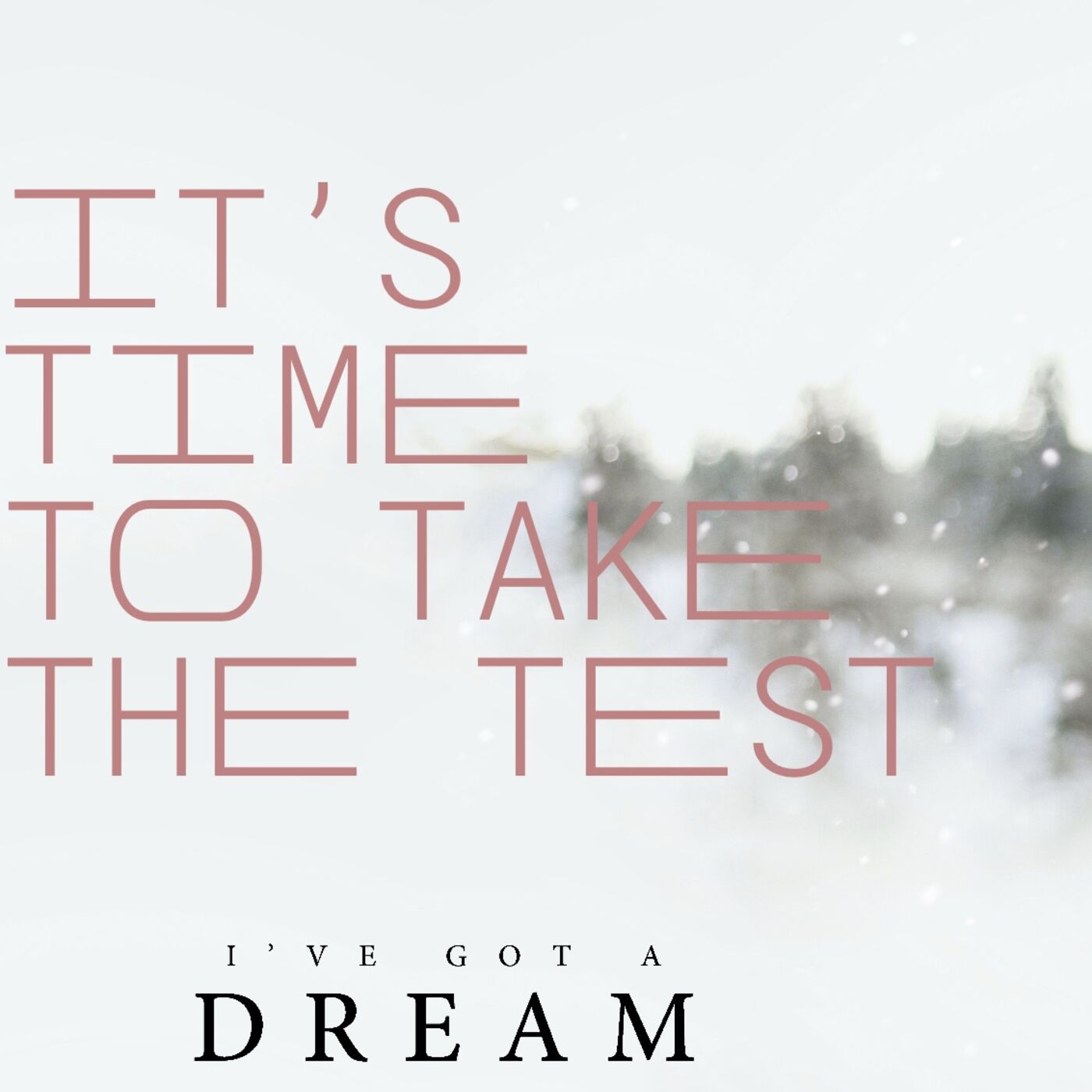 It's Time To Take The Test
