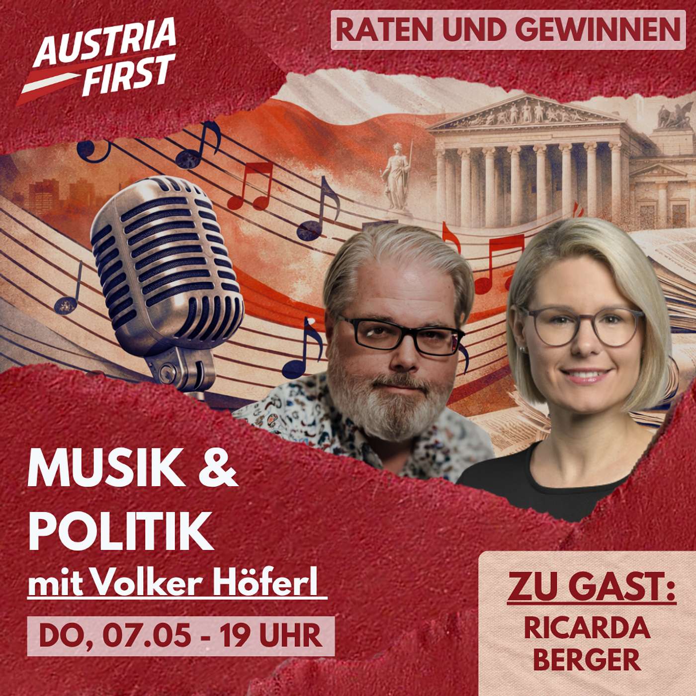 Ricarda Berger: Familiensprecherin mit Hang zum Hard Rock – Musik und Politik episode artwork