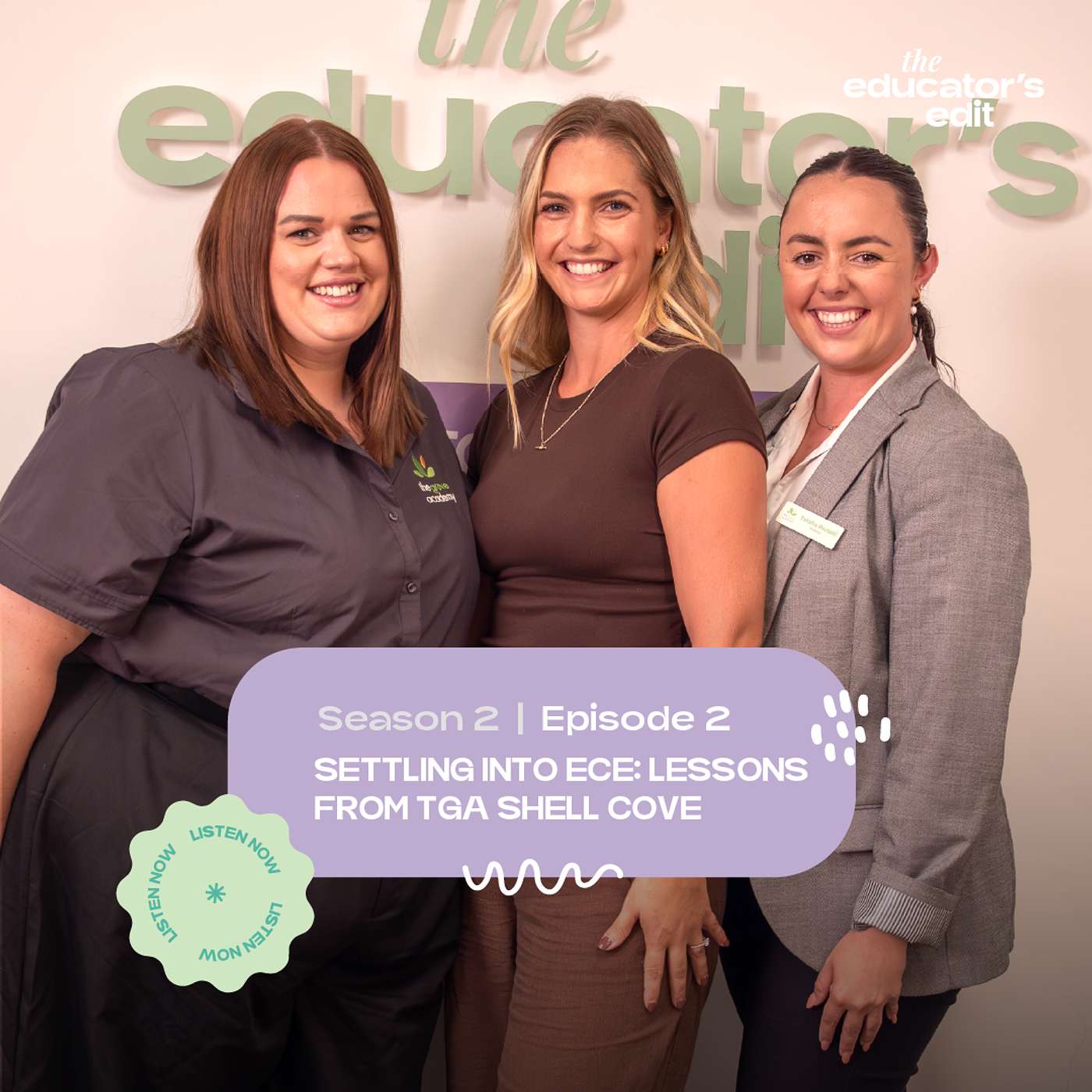 Season 2 - Episode 2: Settling Into ECE: Lessons From TGA Shell Cove episode artwork