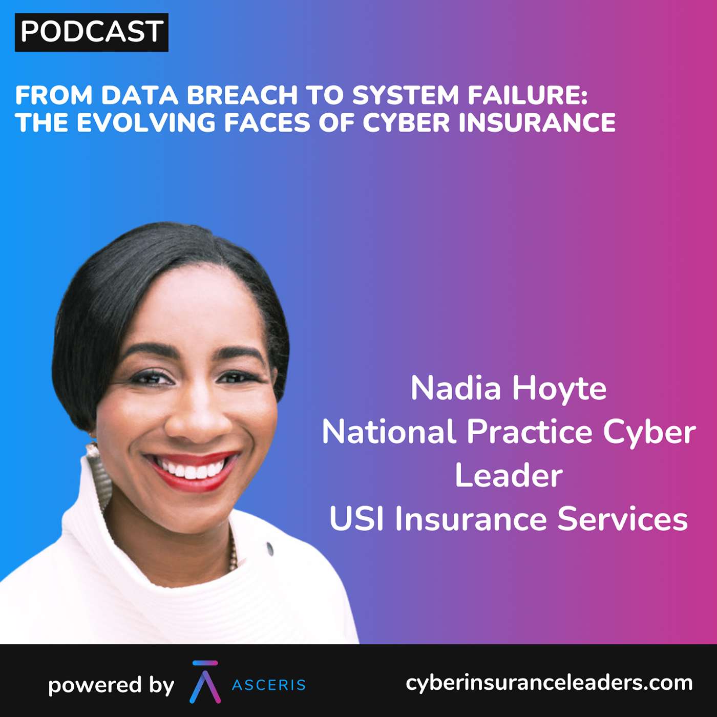 Ep. 49 - From Data Breach to System Failure: The Evolving Faces of Cyber Insurance - with Nadia Hoyte