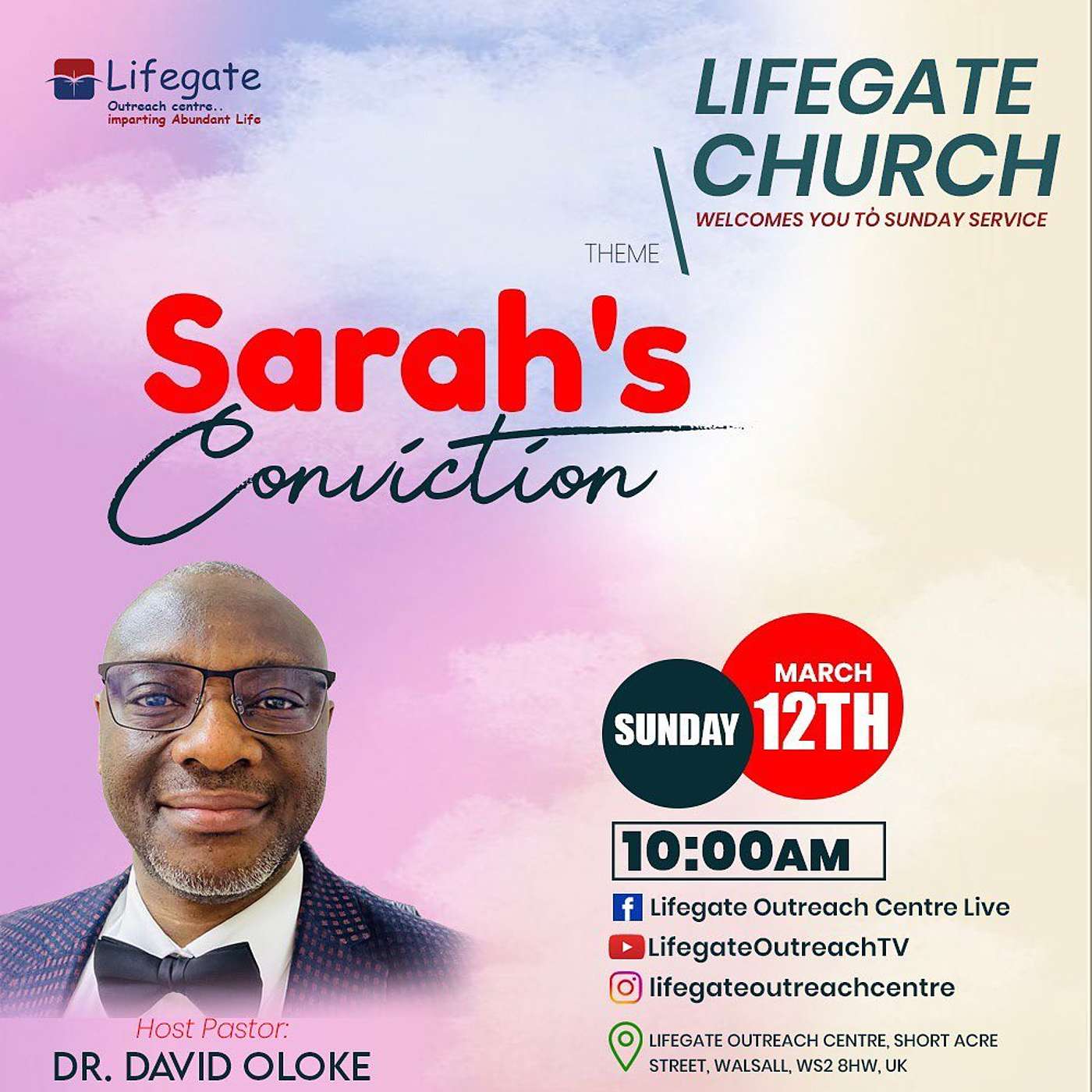 Sarah's Conviction - Lifegate Church - 12.3.23 episode artwork
