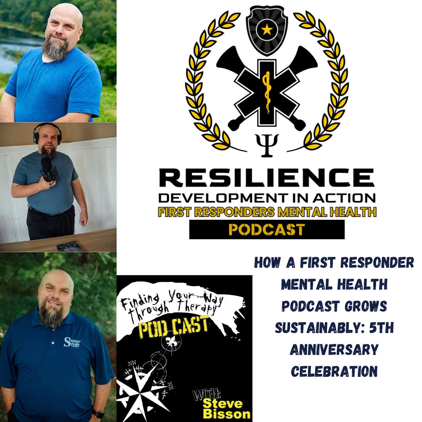 How A First Responder Mental Health Podcast Grows Sustainably: 5th Anniversary Celebration episode artwork