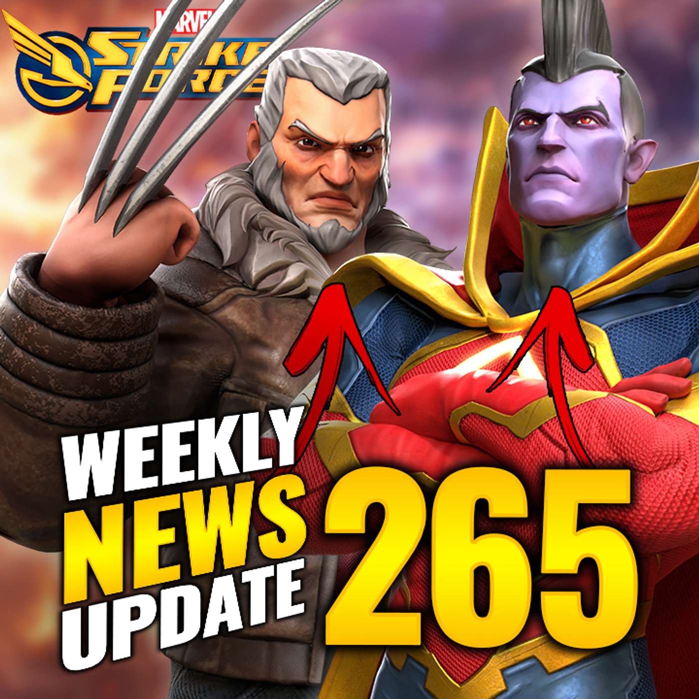 Episode 265: NEW GIFTS COMING! Gladiator Dominance, Old Man Logan Event Rework? Arena Buffs | Marvel Strike Force