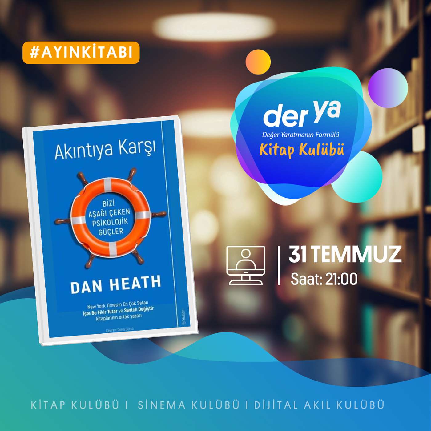 der ya Kitap Kulübü ile Akıntıya Karşı: Bizi Aşağıya Çeken Psikolojik Güçler episode artwork