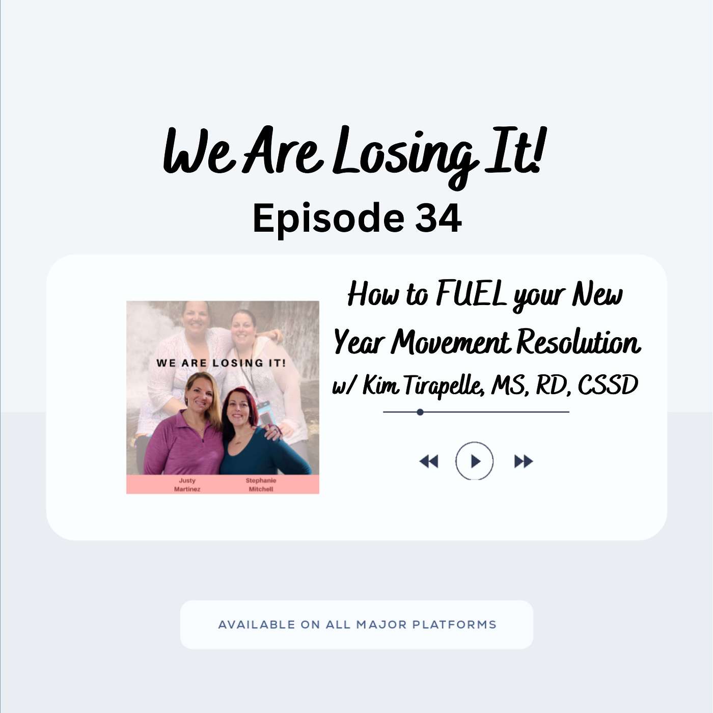 Episode 34: How to FUEL your New Year Movement Resolution w/ Kim Tirapelle, MS, RD, CSSD