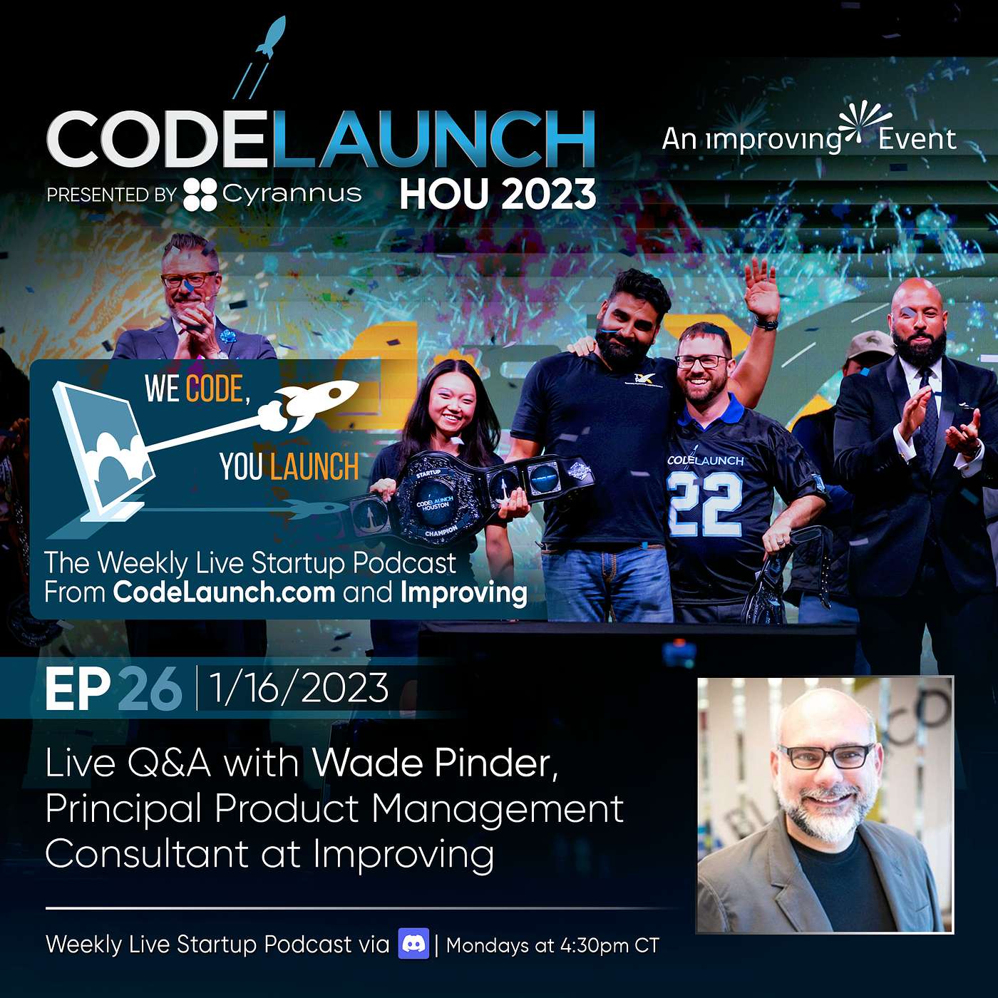 Ep. 26 | Live Q&A with Wade Pinder, Principal Product Management Consultant at Improving episode artwork