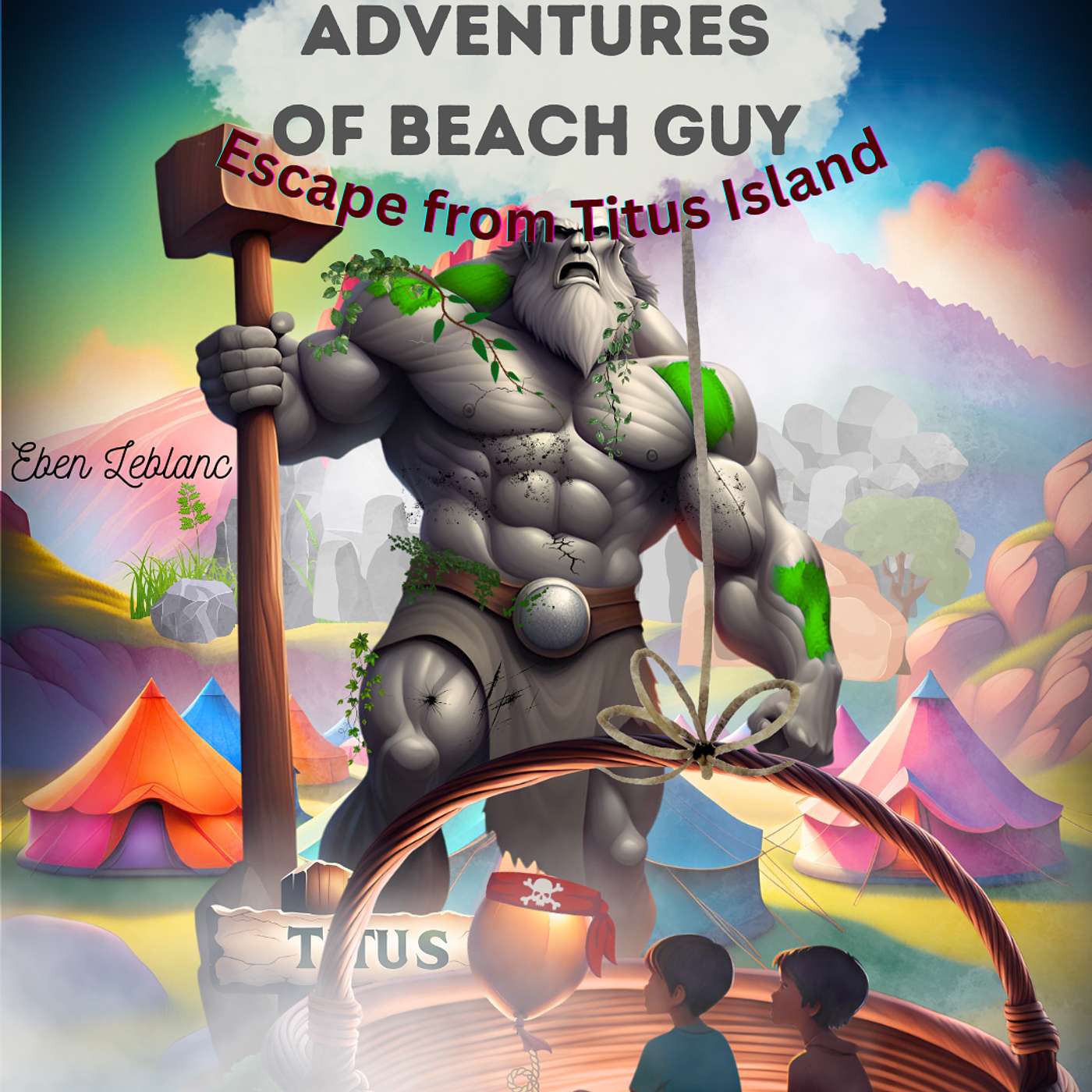 Adventures of Beach Guy, Season 3 trailer. "Escape from Titus Island" episode artwork