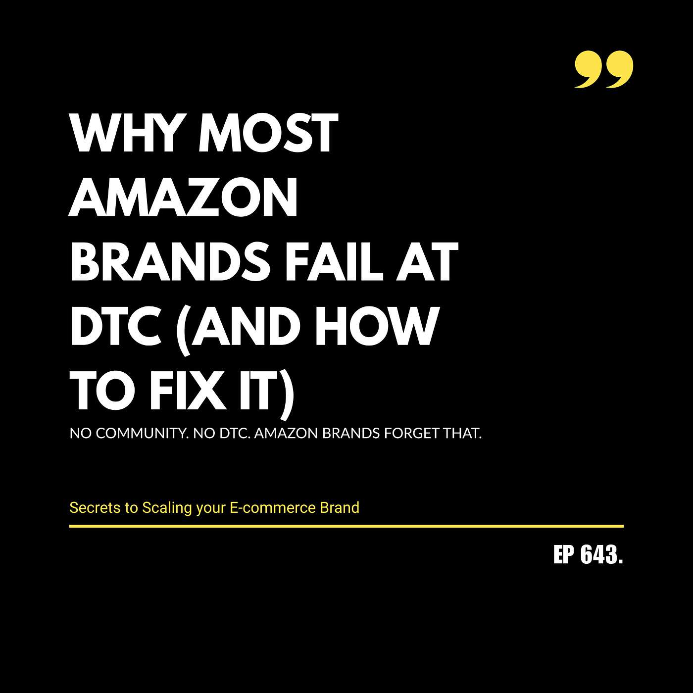 Secrets To Scaling Your Ecommerce Brand