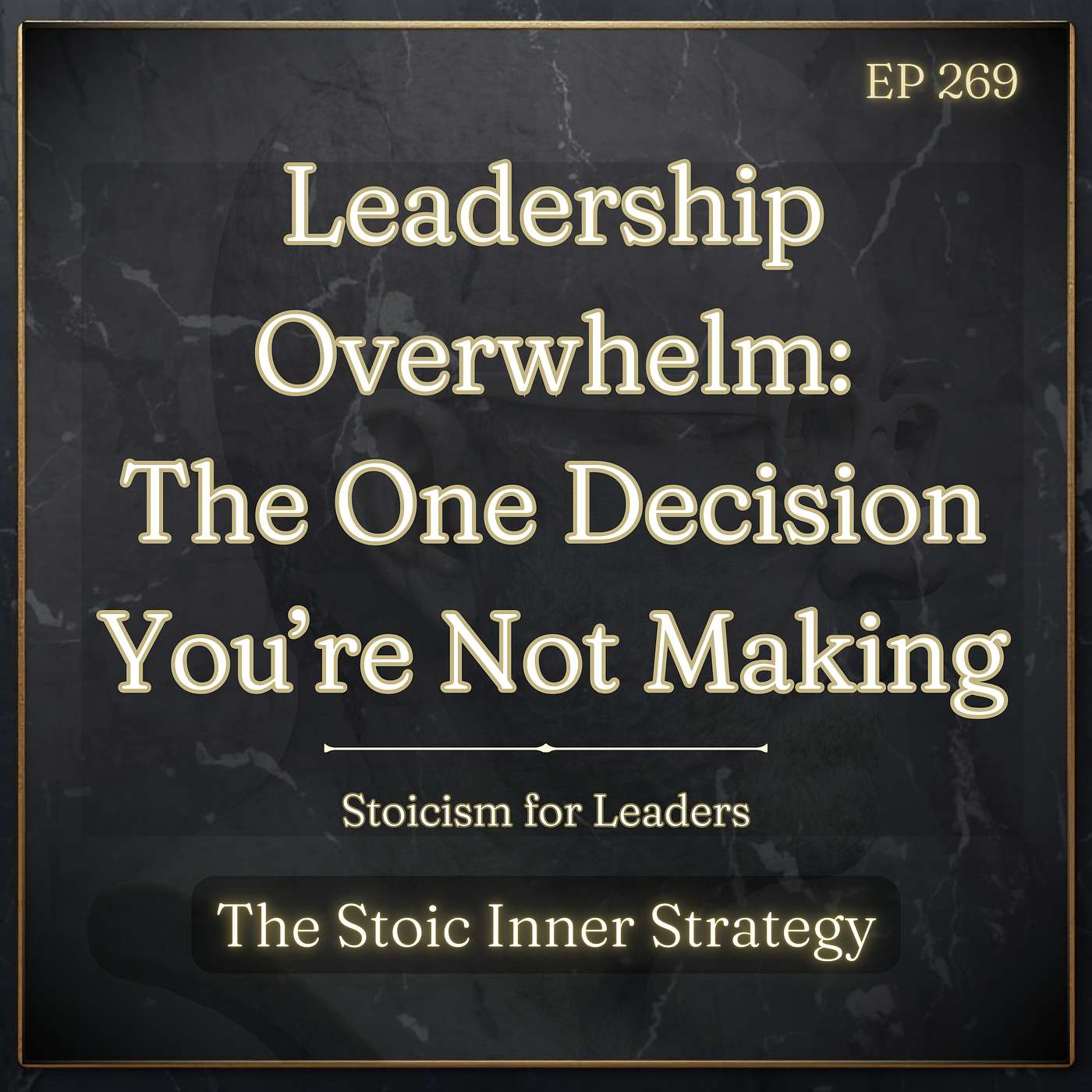 Ep 269 – Leadership Overwhelm: The One Decision You’re Not Making episode artwork