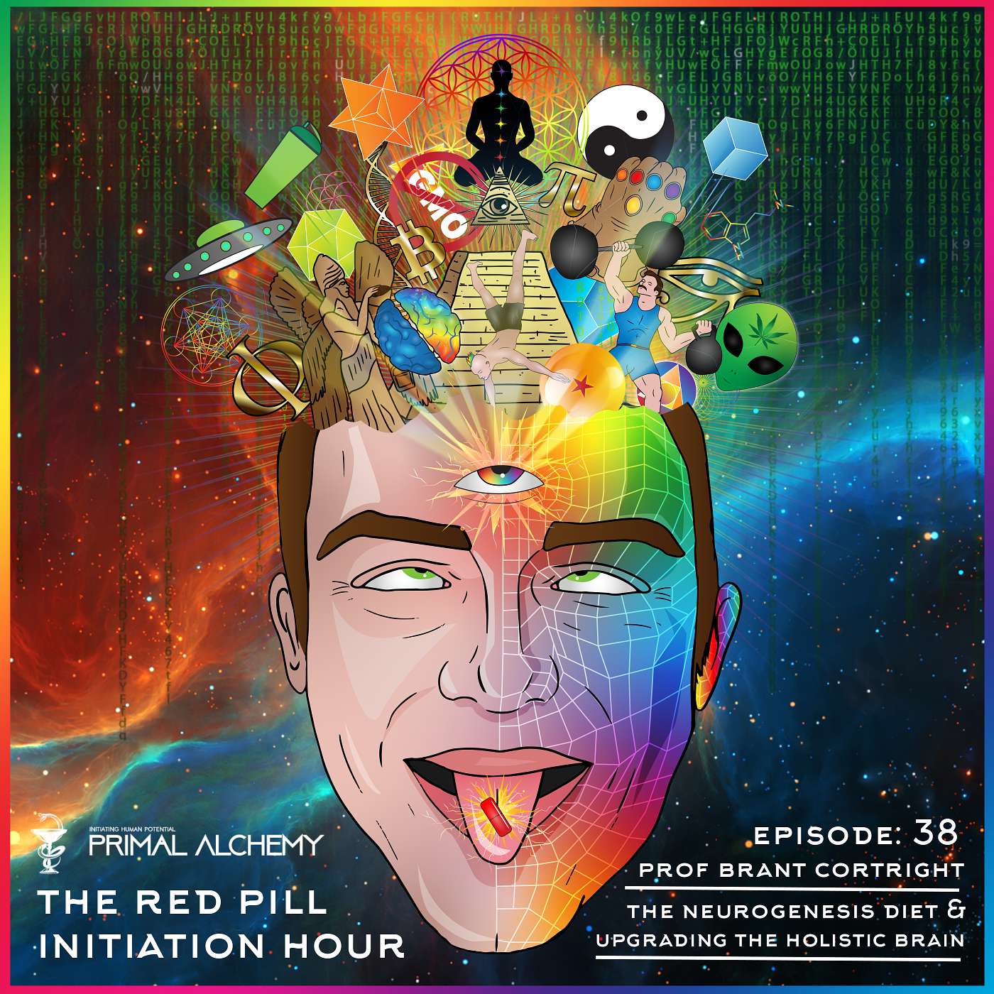 Ep 38 - Professor Brant Cortright - The Neurogenesis Diet & Upgrading the Holistic Brain