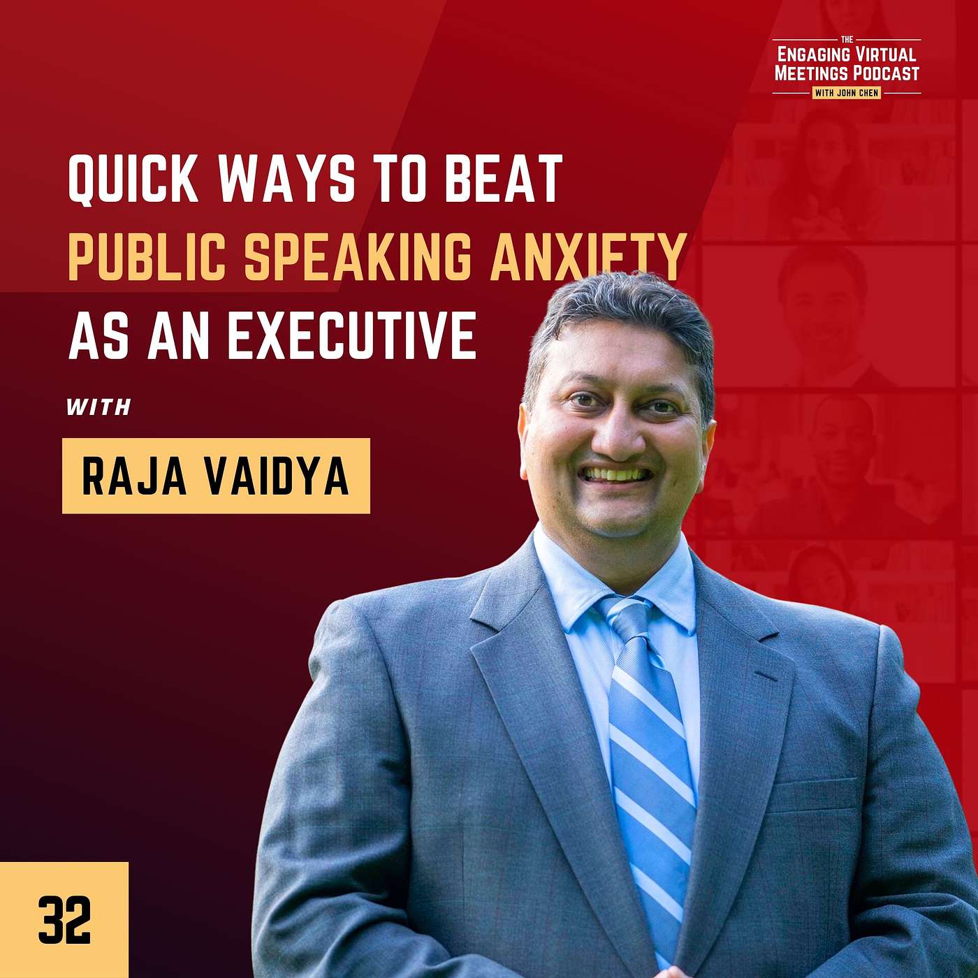 Quick Ways To Beat Public Speaking Anxiety As An Executive with Raja Vaidya