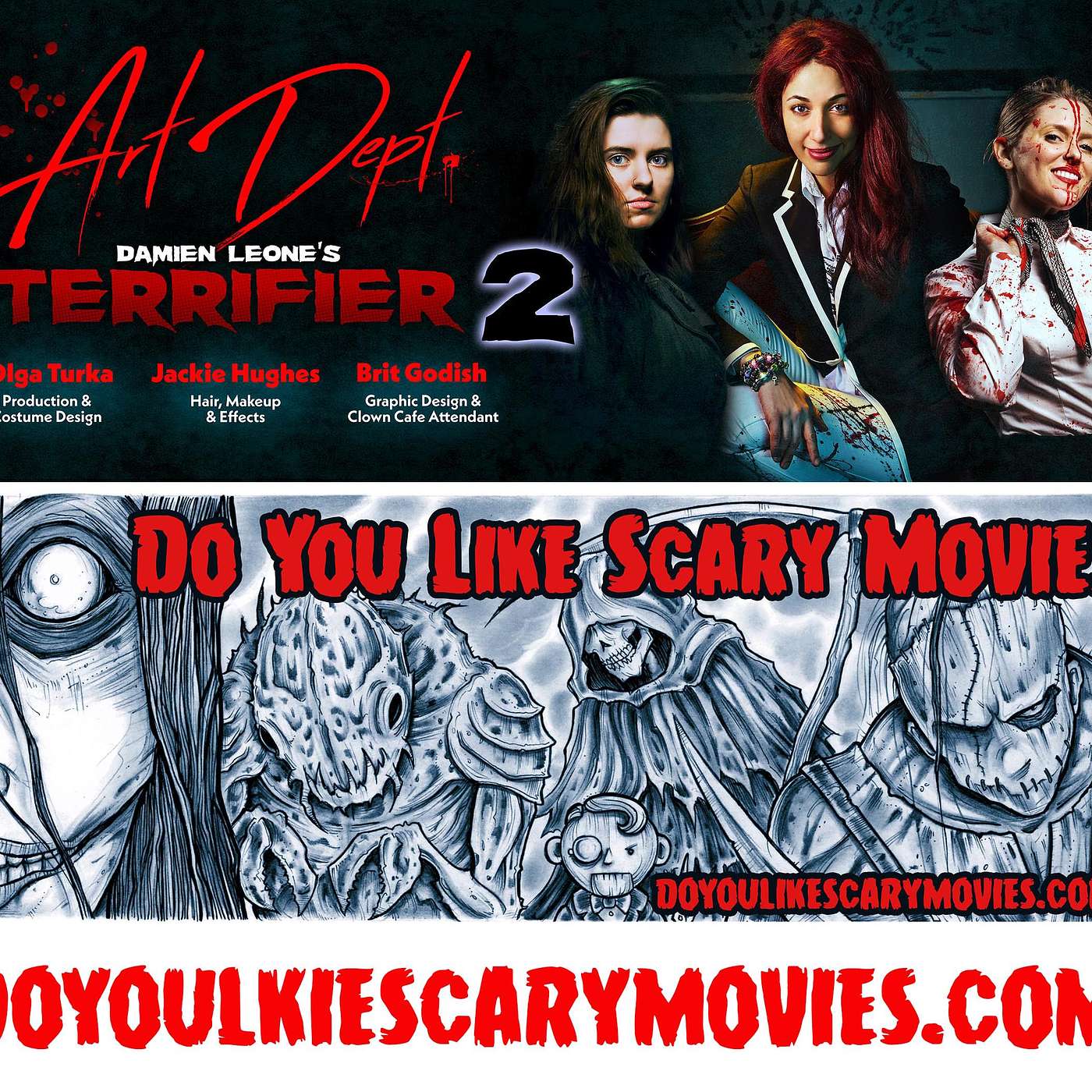 We talk about horror films with the Art Department of the Amazing Terrifier 2