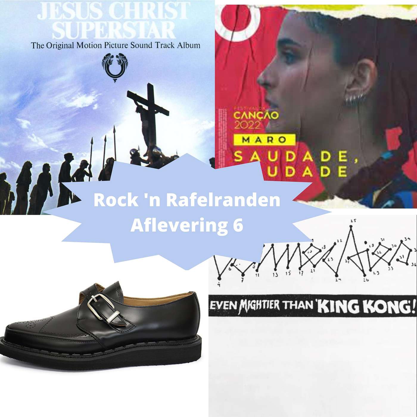 Afl. 6 Pasen met Jesus Christ Superstar, de schoenen van Joe Strummer, quizzen met Connecties en muziektips van collega's episode artwork