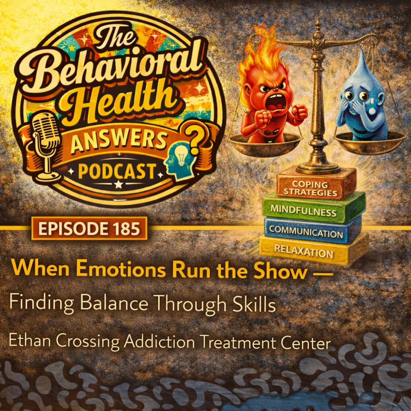 Episode 185: When Emotions Run the Show - Finding Balance Through Skills | Ethan Crossing Addiction Treatment Center episode artwork