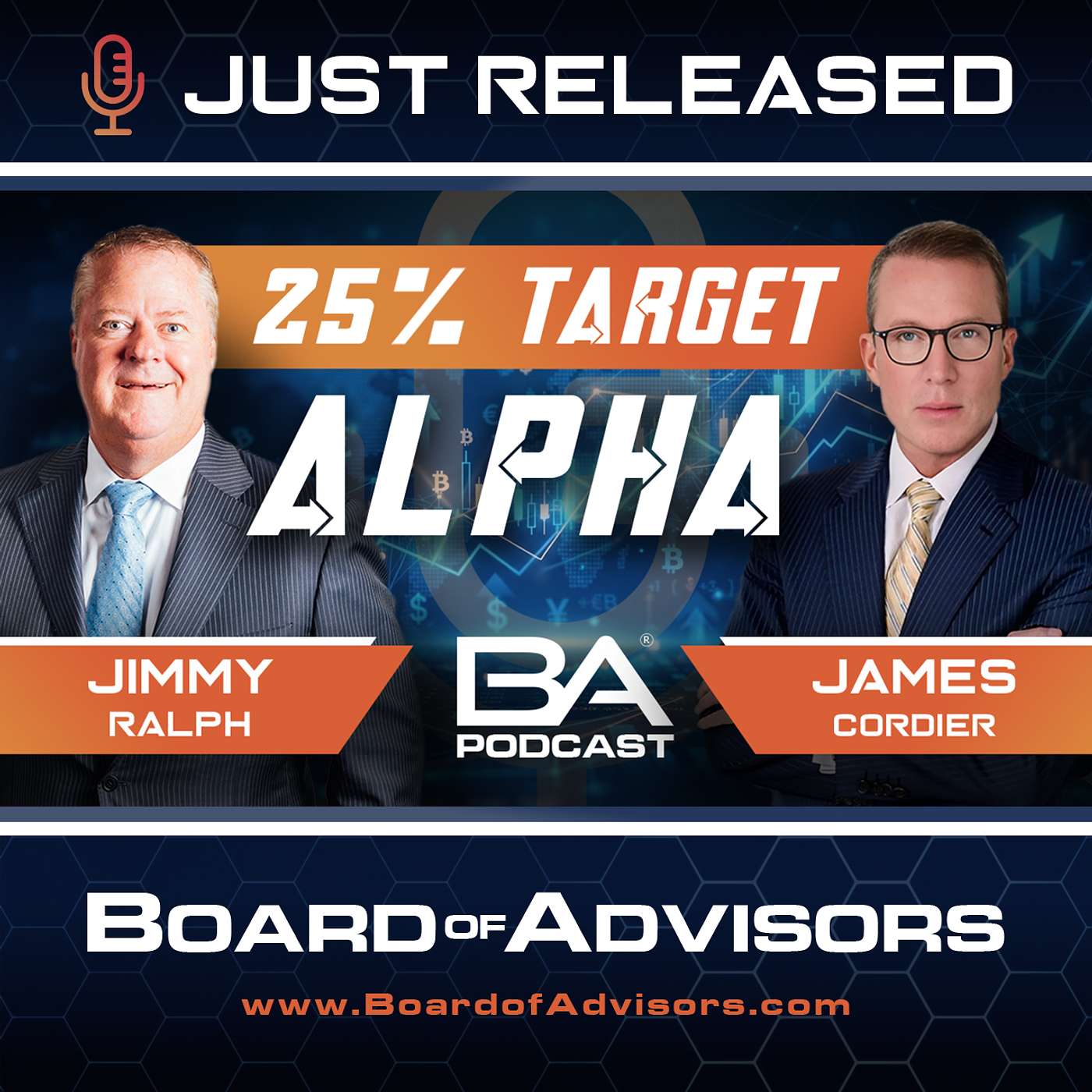 Target 25% Alpha When Markets Hit All-Time Highs | James Cordier & Jimmy Ralph episode artwork