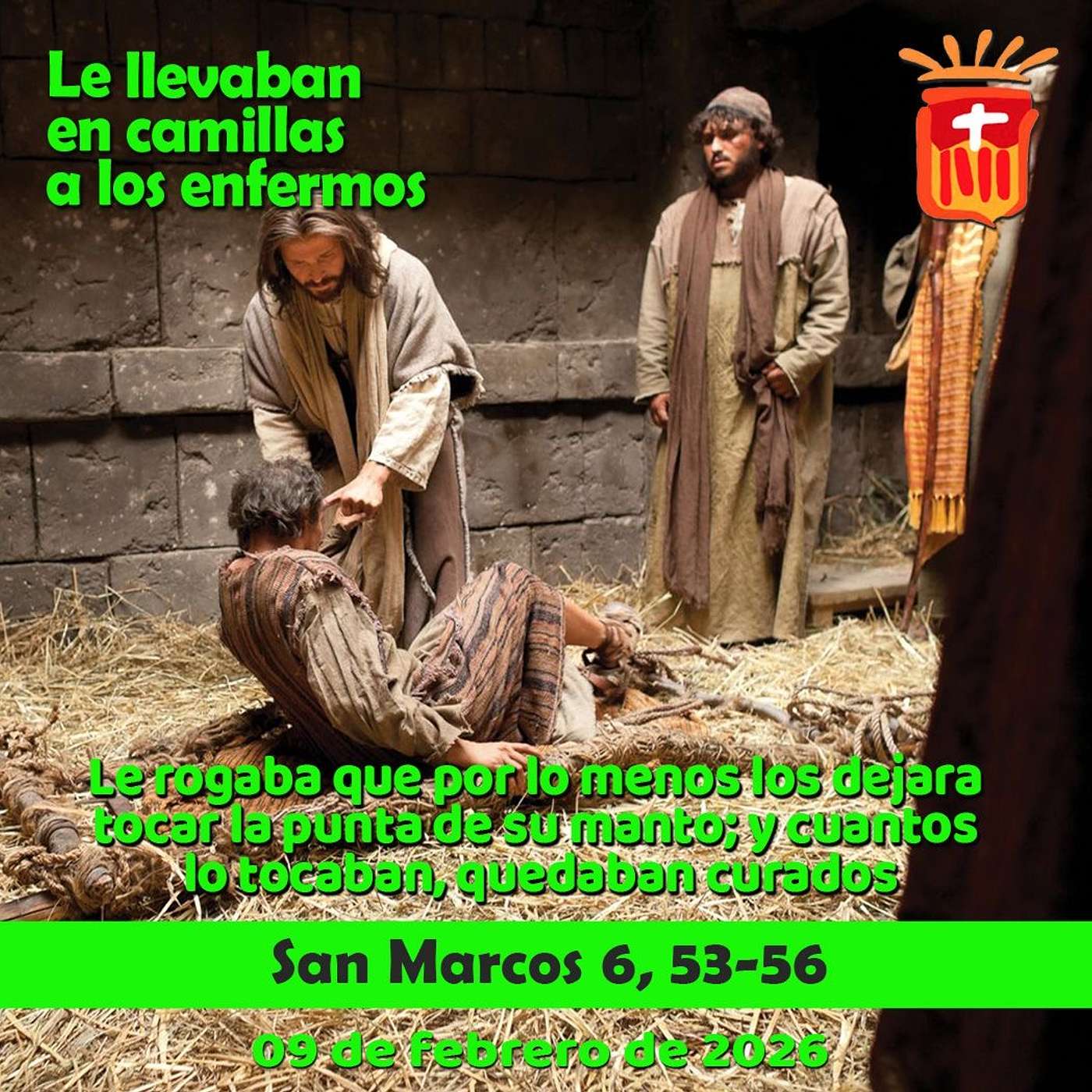 2026-02-09 San Marcos 6, 53-56: Lunes V Ordinario