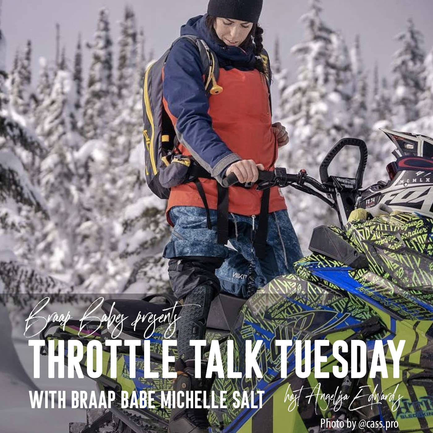 Braap Babe\'s Throttle Talk for Women Dirt Bike & Snowmobile Riders