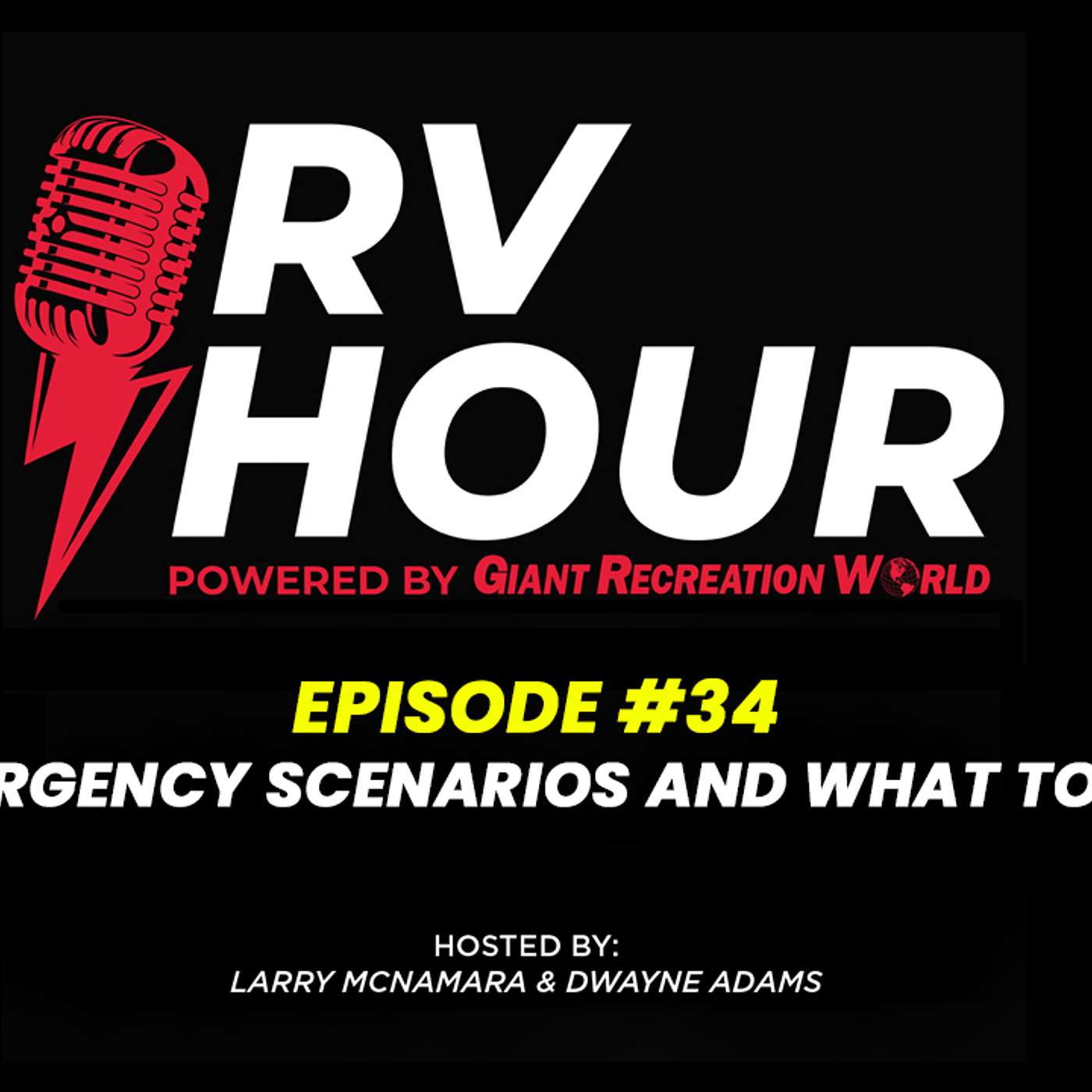 RV Hour Podcast - Episode 34 - Emergency Scenarios and What to Do episode artwork