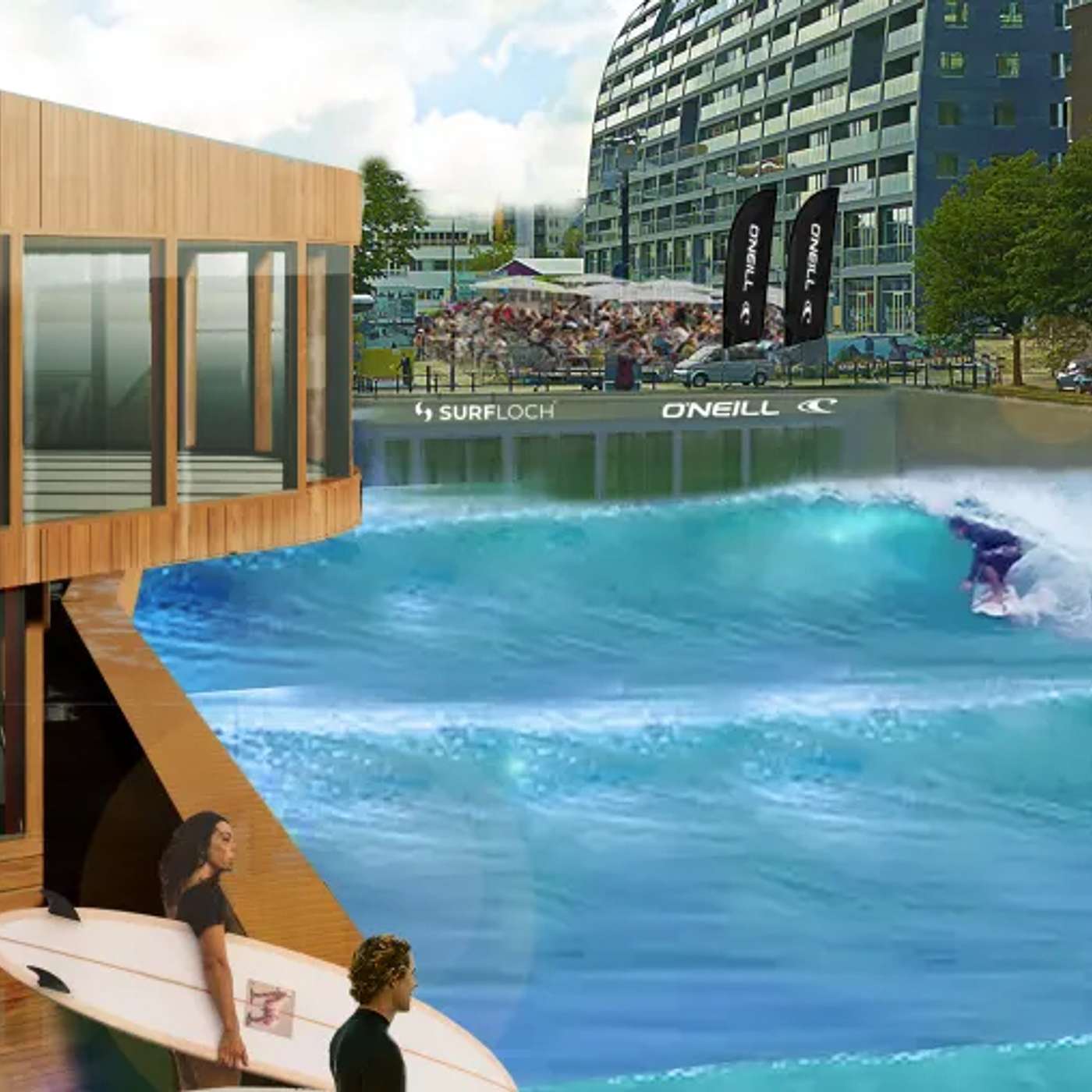 Wavepool in Rotterdam - Rif010