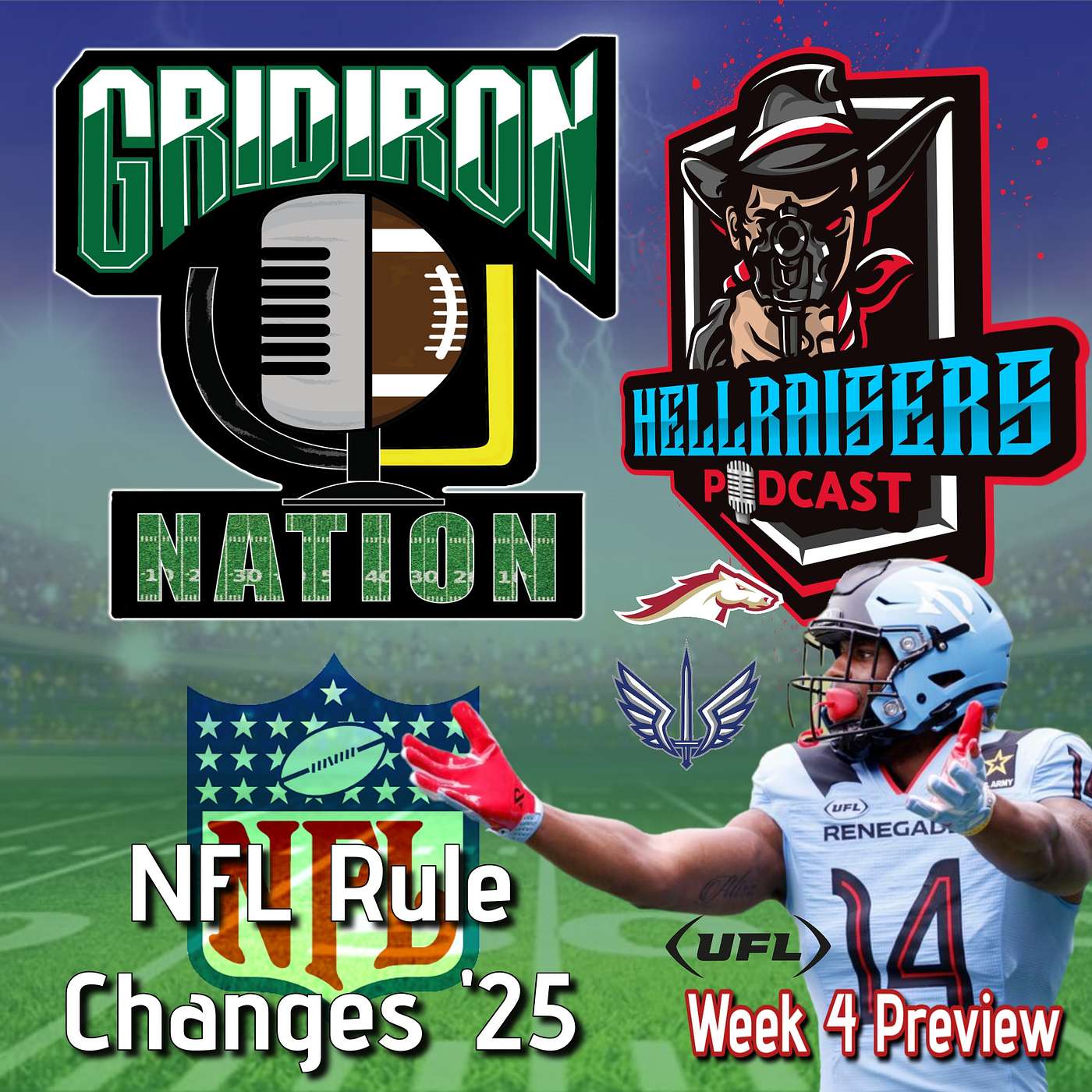 Gridiron Nation 142: Hellraisers Wk4; NFL Rules '25
