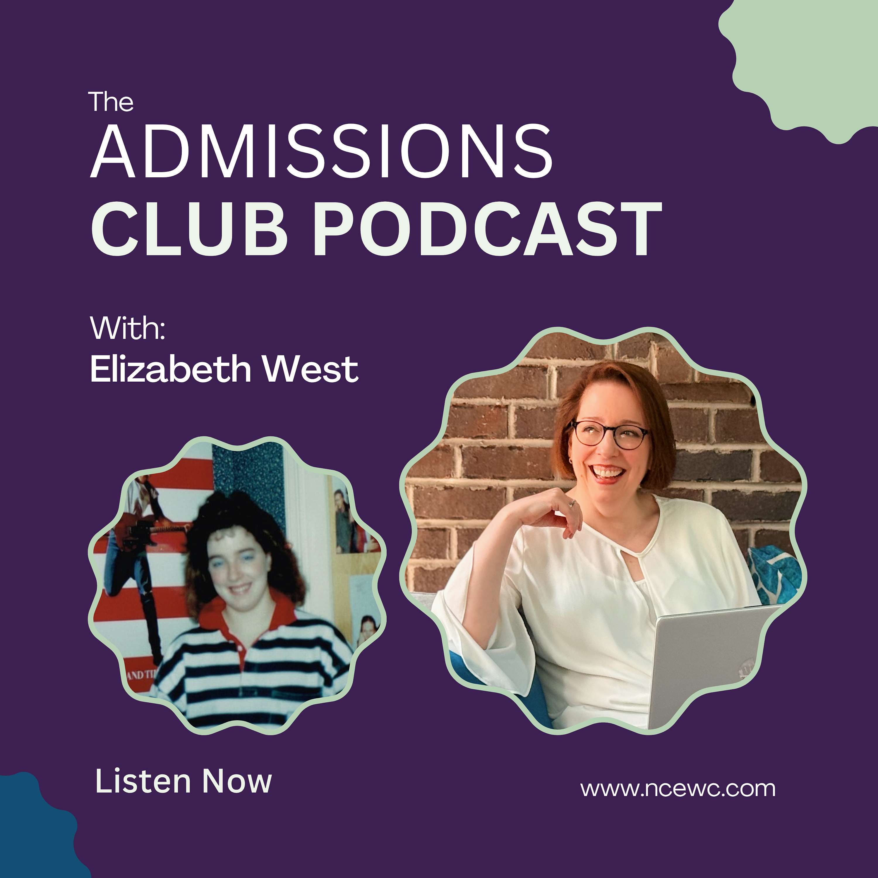 The Admissions Club podcast artwork