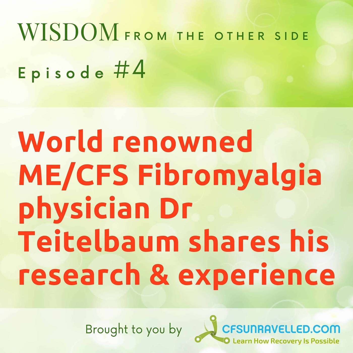 Wisdom From The Other Side Of Recovery from Fibromyalgia, ME, CFS, POTS & MCS