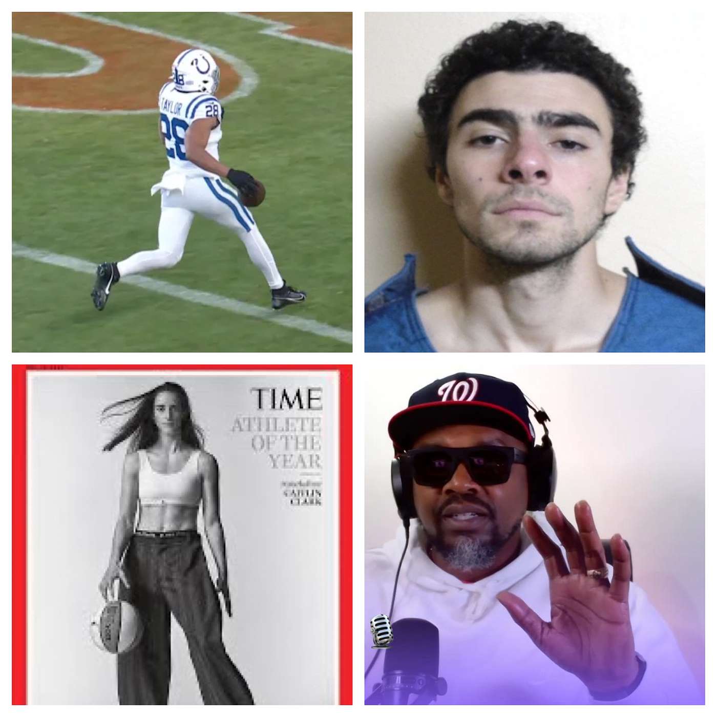 Caitlin Clark vs WNBA, Colts Awful, Luigi Mangione, Avoiding Jail