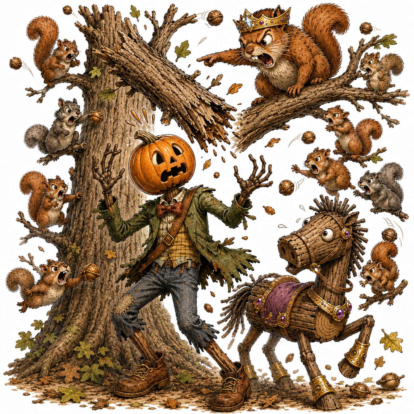 Jack Pumkpinhead and the Sawhorse - an Oz story by L.Frank Baum