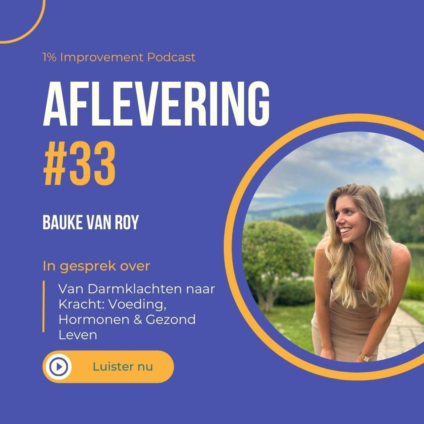 Van Darmklachten naar Kracht: Voeding, Hormonen & Gezond Leven met Bauke Van Roy | Afl. 33 episode artwork