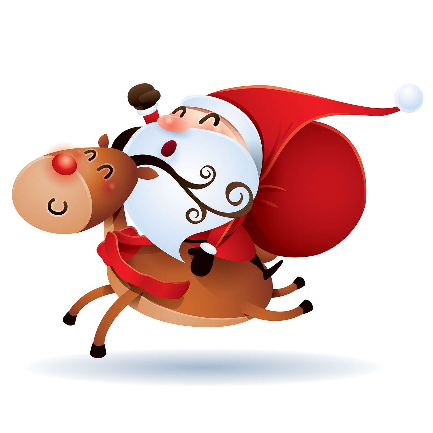 Santa and Rudolph Have an Adventure