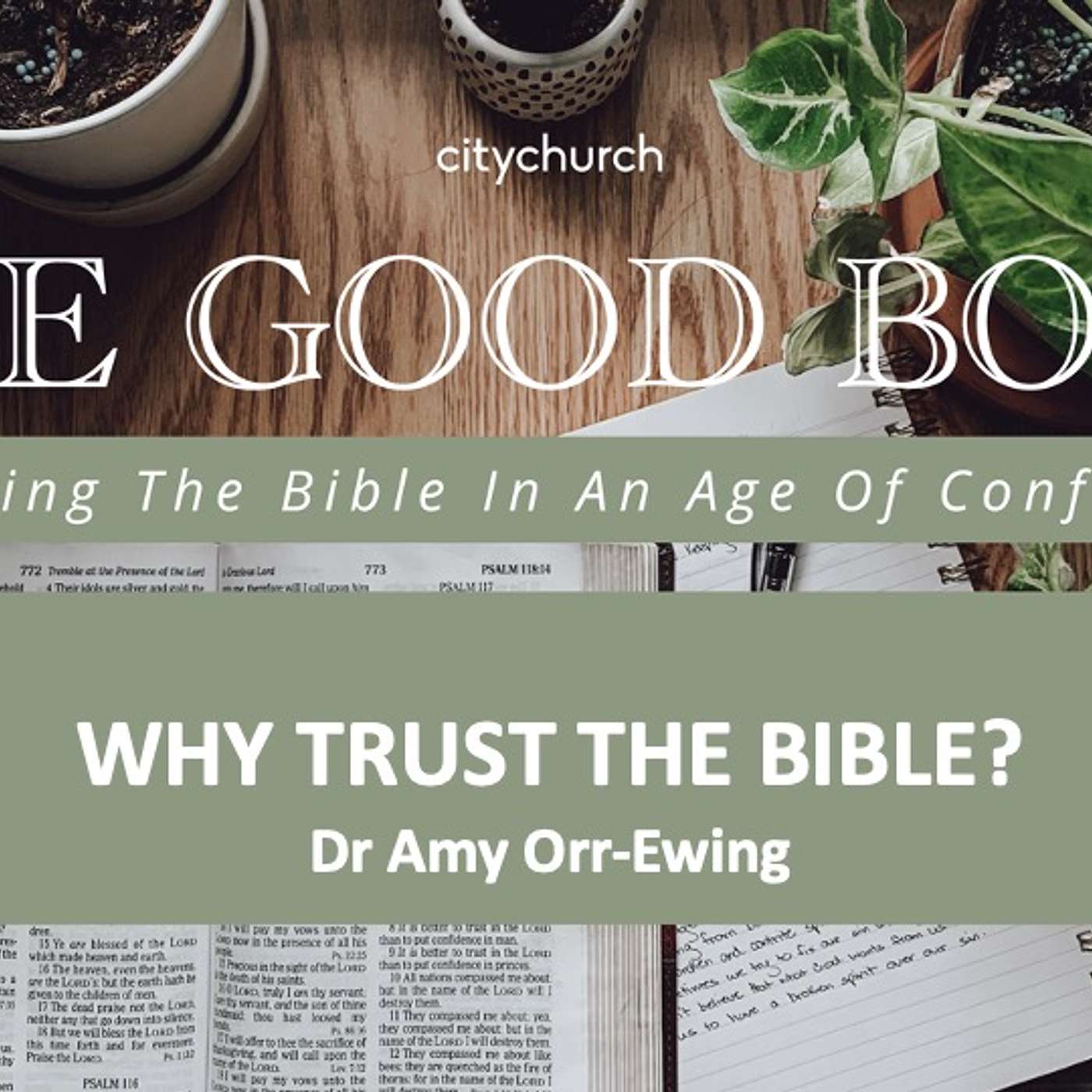 THE GOOD BOOK Part Three | Why Trust the Bible? | 11am Service episode artwork