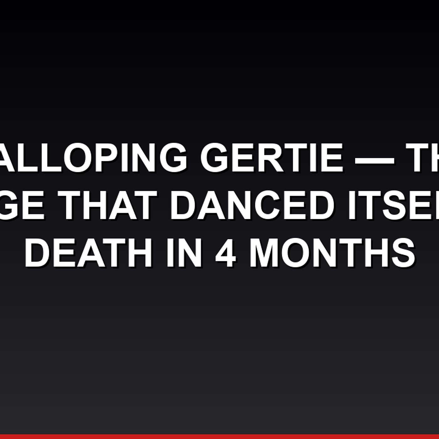 Galloping Gertie — The Bridge That Danced Itself to Death in 4 Months
