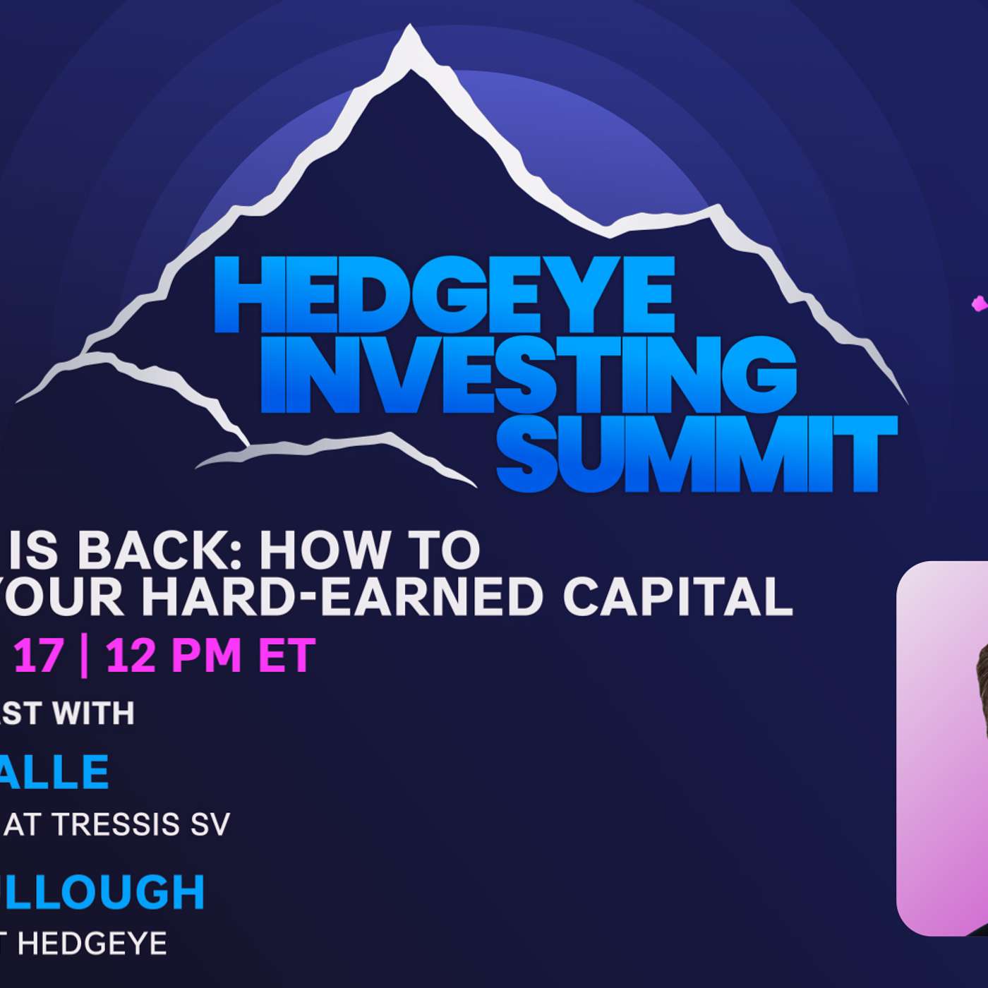 Daniel Lacalle | Inflation Is Back: How To Protect Your Capital (Hedgeye Investing Summit)