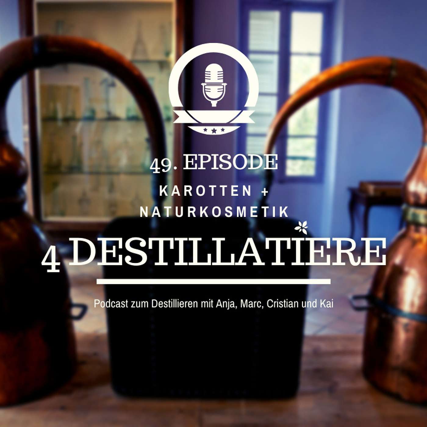 4 Destillatiere - der Destillations-Podcast