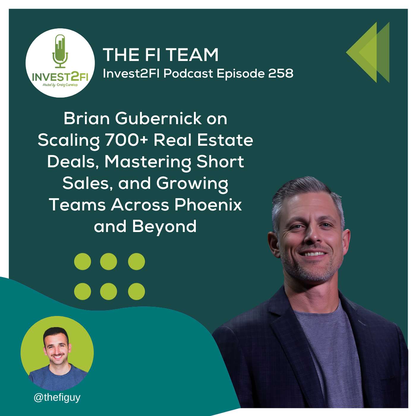 Episode 258 - Brian Gubernick on Scaling 700+ Real Estate Deals, Mastering Short Sales, and Growing Teams Across Phoenix and Beyond Episode 258 - Brian Gubernick on Scaling 700+ Real Estate Deals, Mastering Short Sales, and Growing Teams Across Phoenix and Beyond
